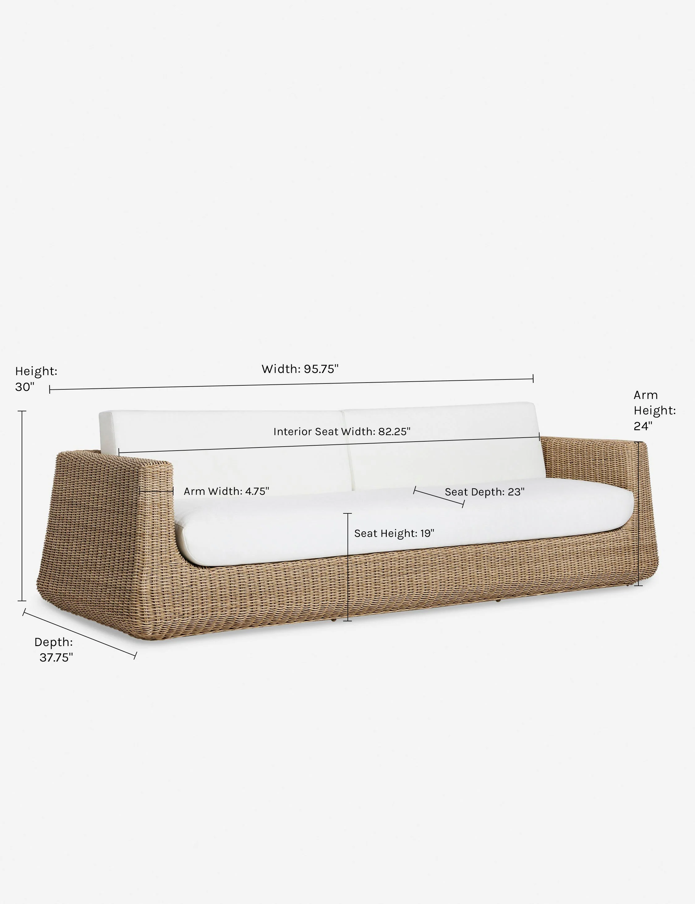 Aisha Indoor / Outdoor Sofa - Image 9