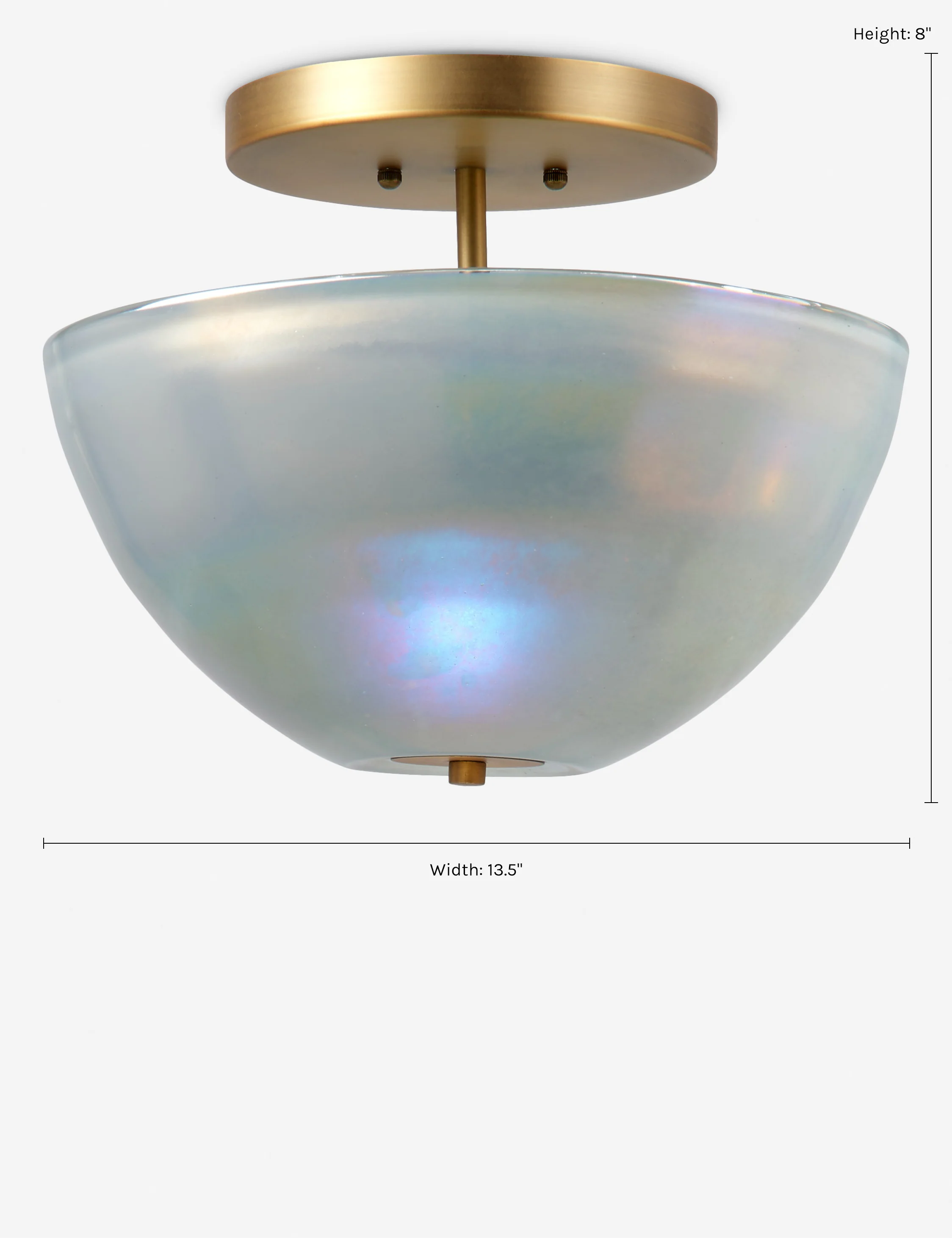 Akari Semi-Flush Mount Light - Image 3