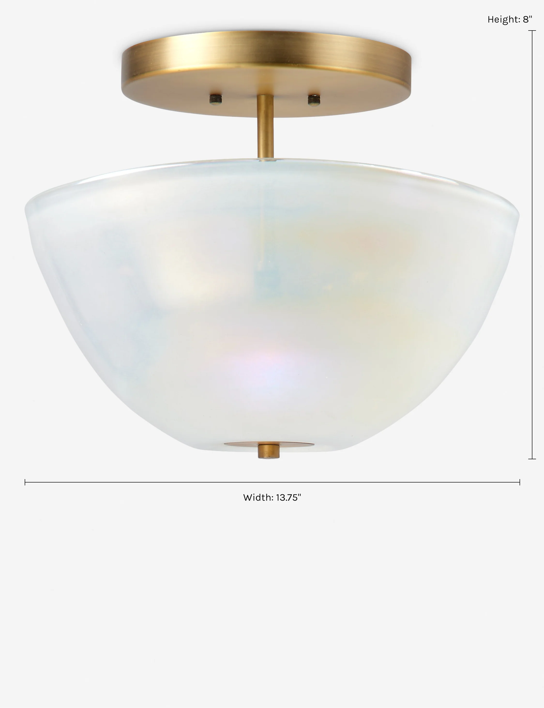 Akari Semi-Flush Mount Light - Image 6