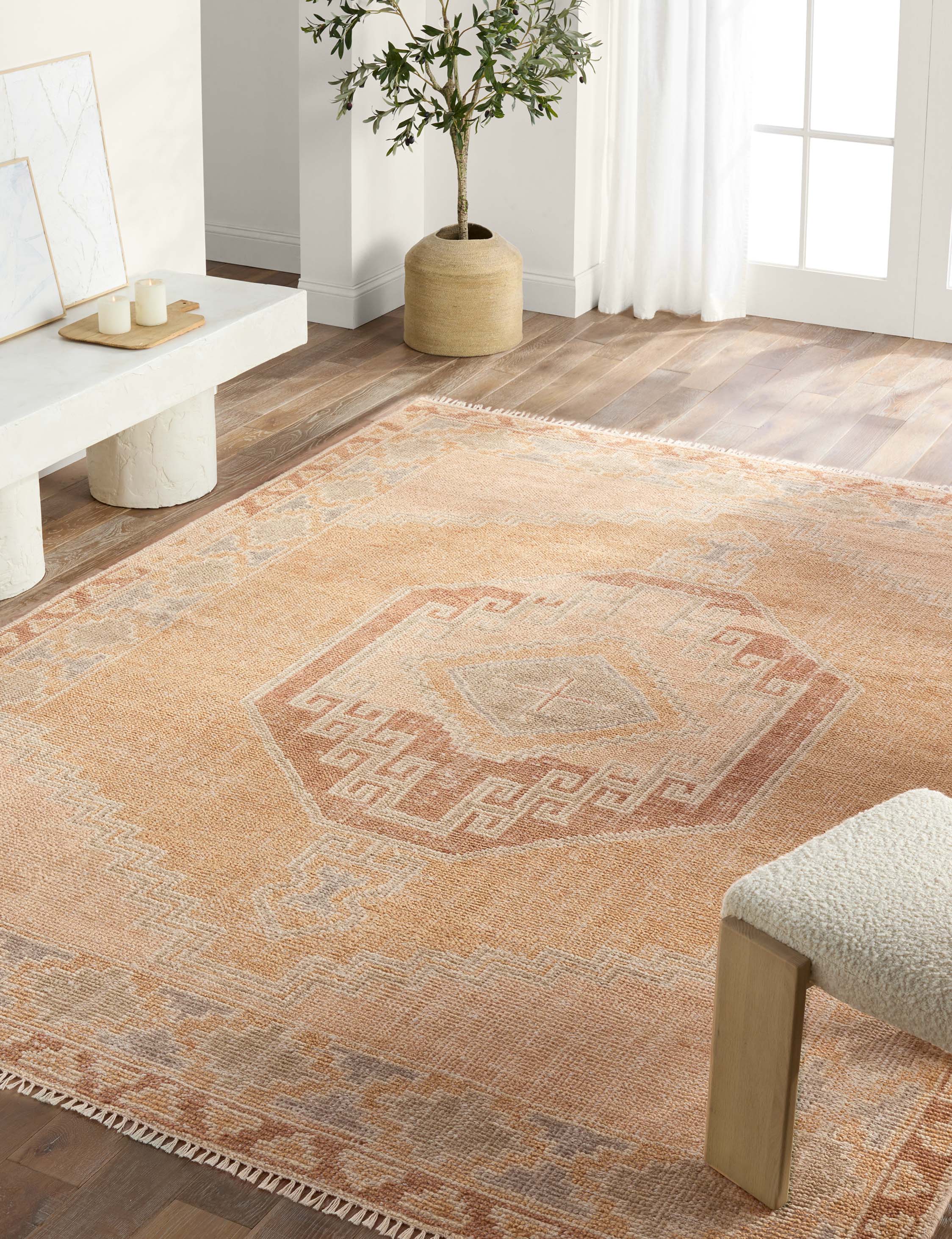 Ambretta Hand-Knotted Wool Rug - Image 8