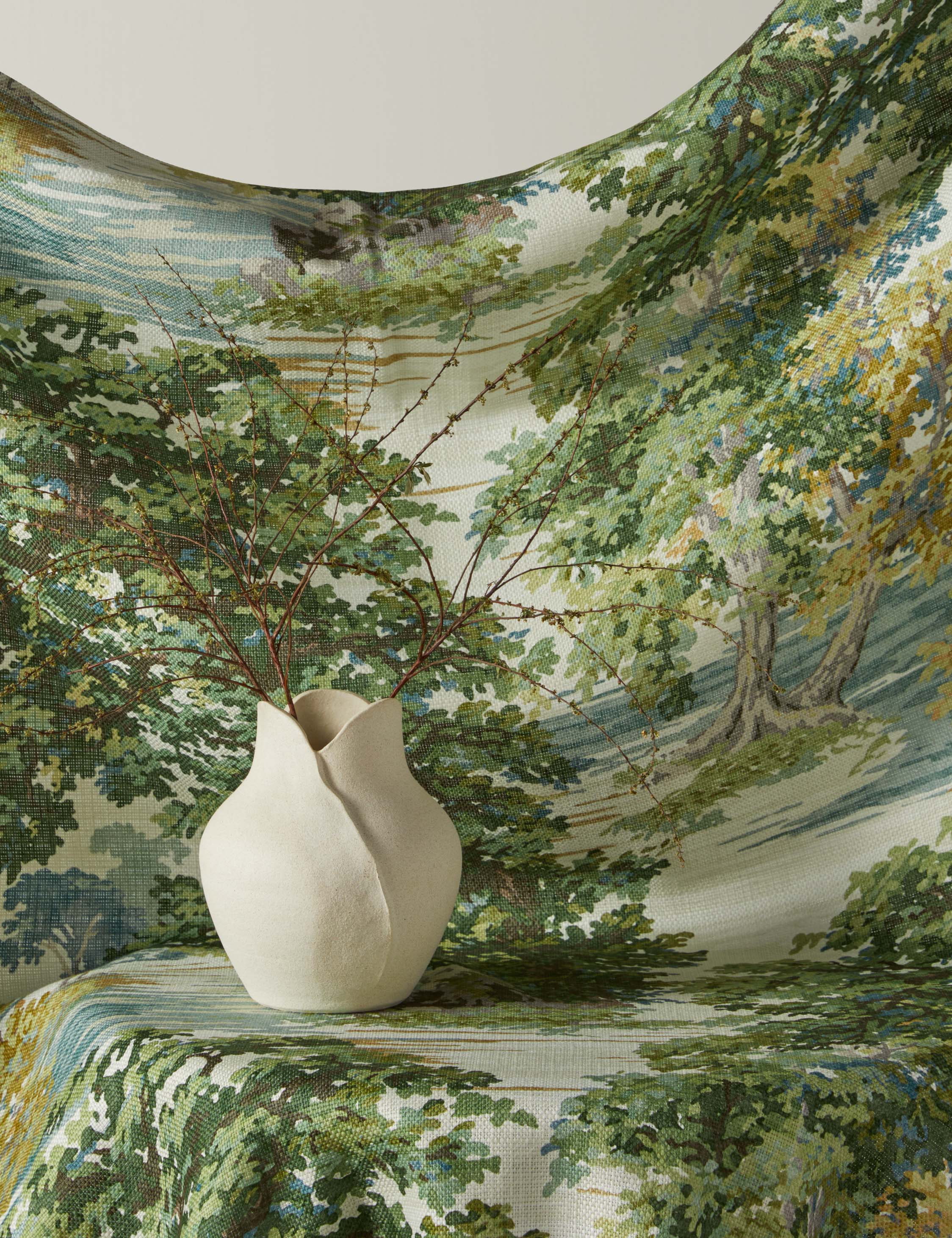 Ancient Canopy Viscose Fabric by Morris & Co. - Image 4