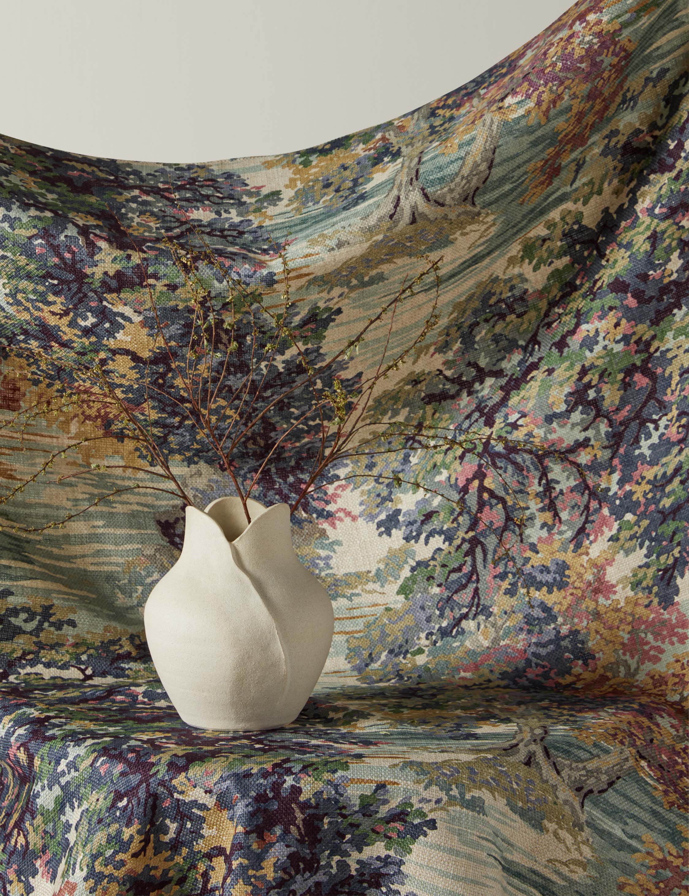 Ancient Canopy Viscose Fabric by Morris & Co. - Image 7