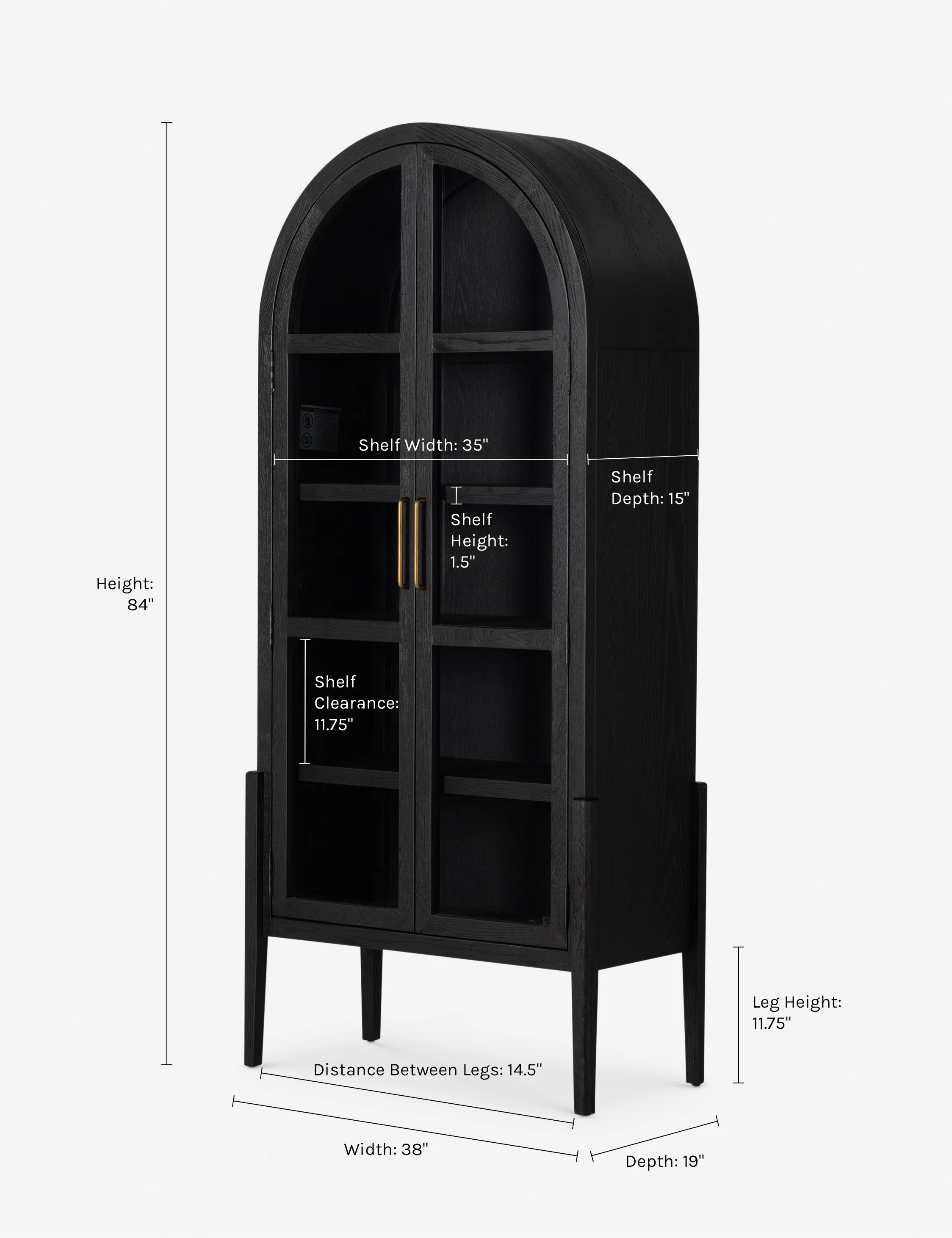 Apolline Curio Cabinet - Image 46