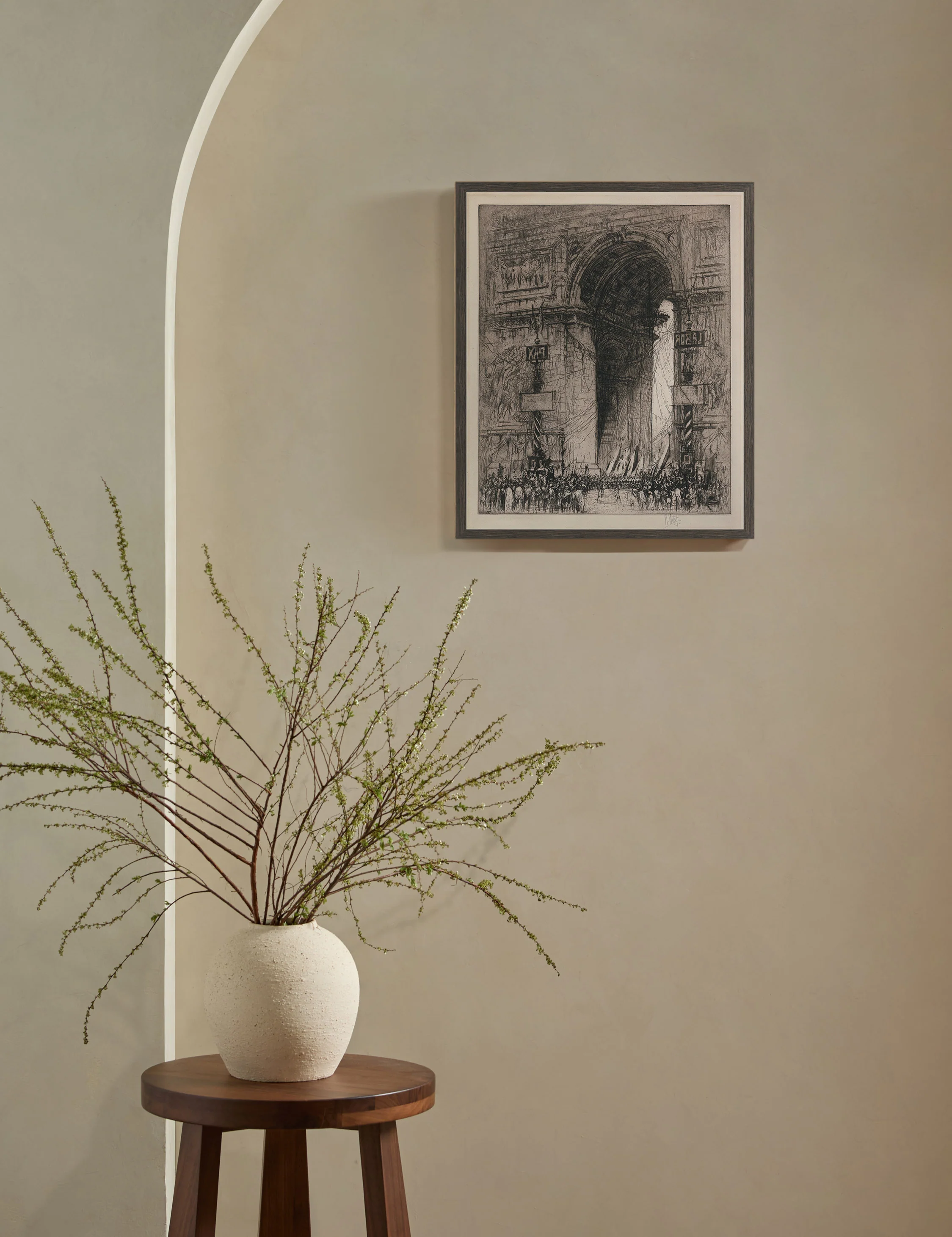 Arc de Triomphe, Paris Print by William Walcot