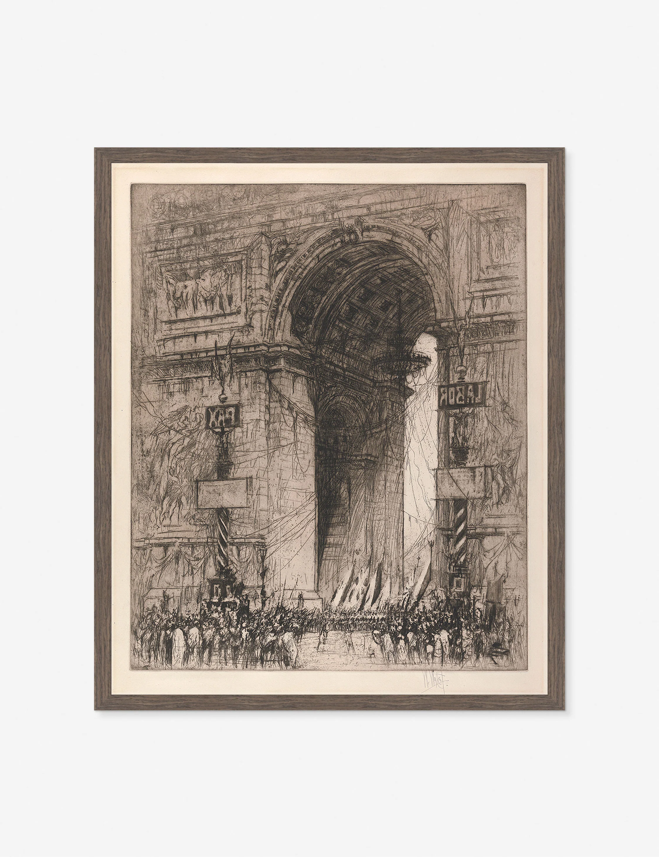 Arc de Triomphe, Paris Print by William Walcot - Image 2