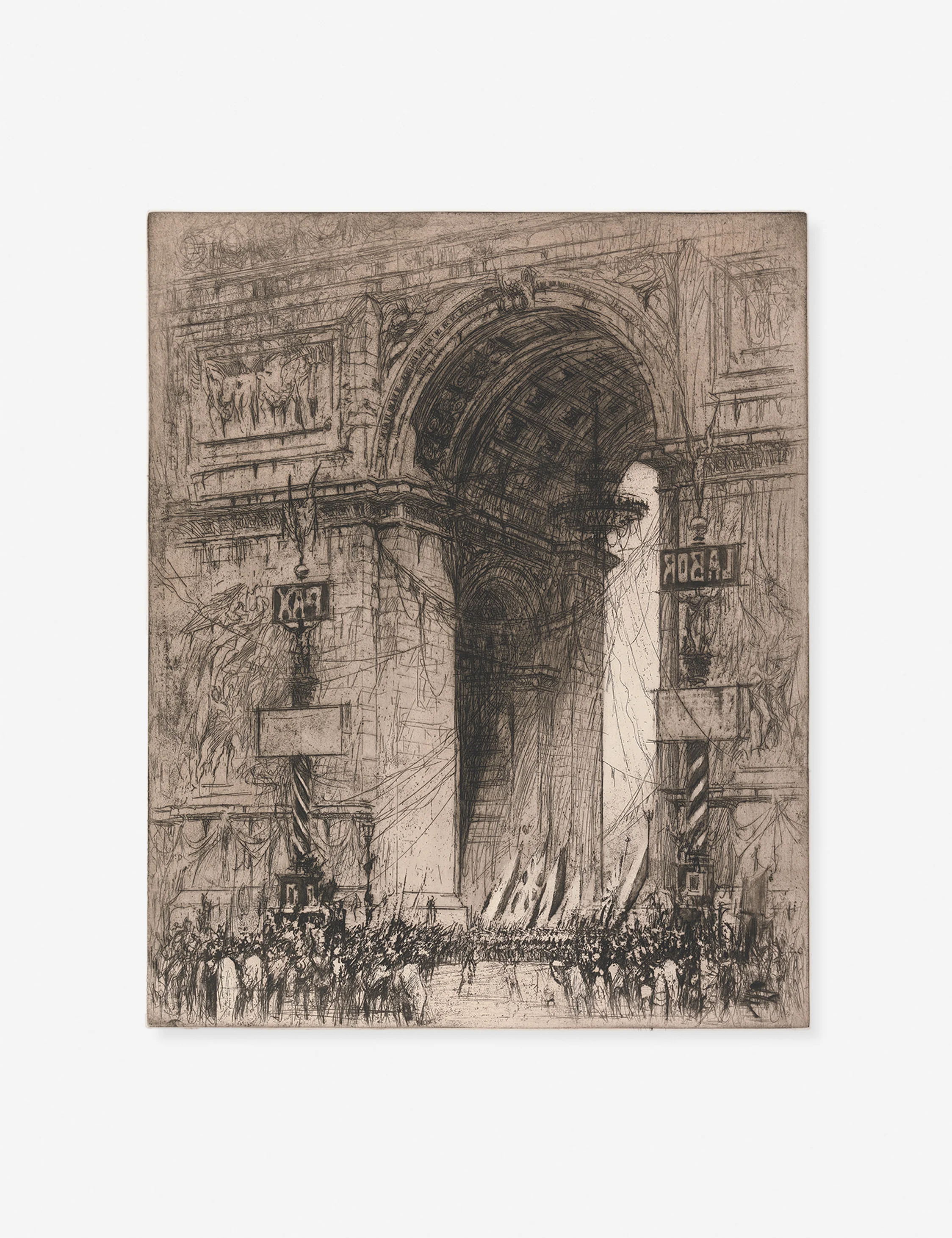Arc de Triomphe, Paris Print by William Walcot - Image 3