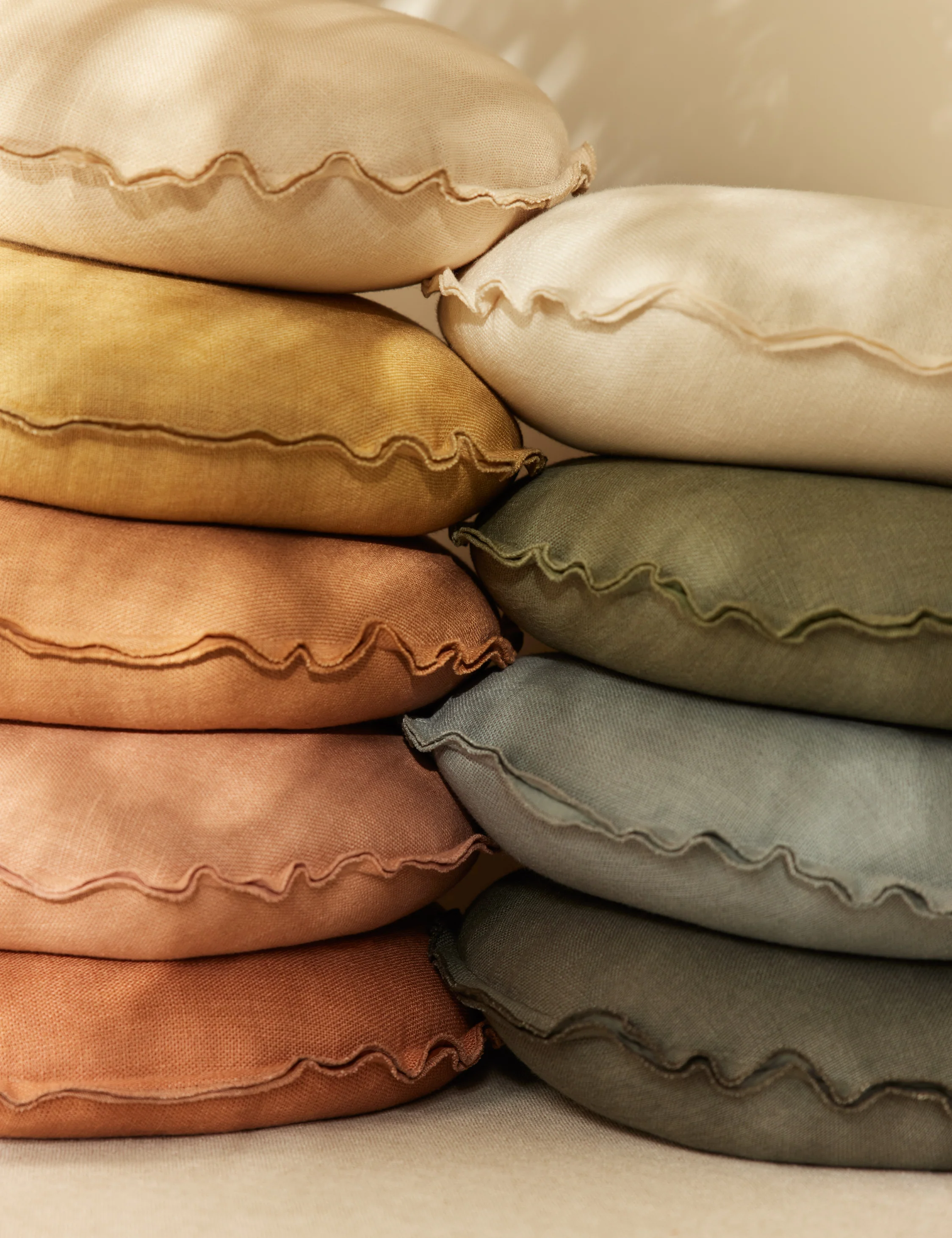 Arlo Linen Round Pillow - Image 20