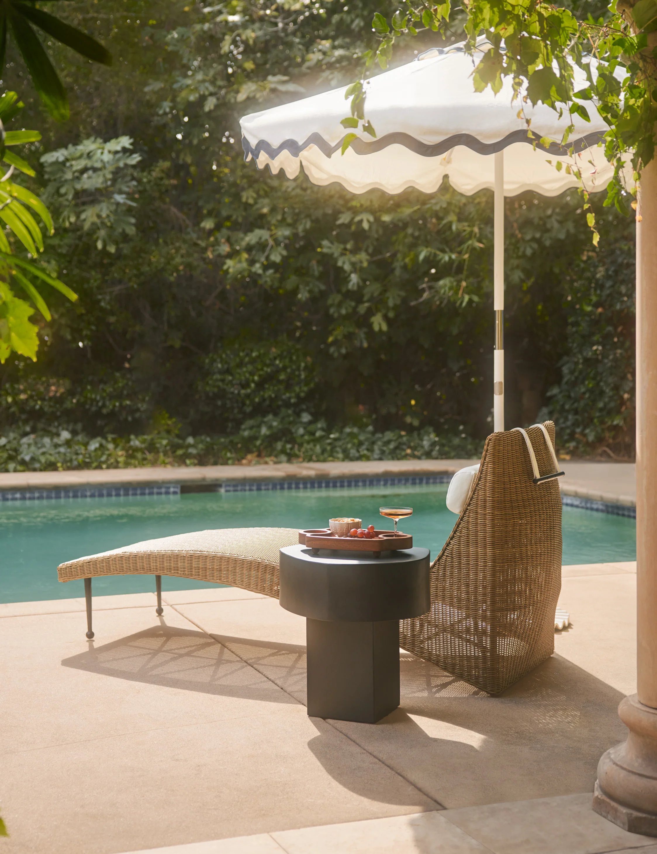 Armas Indoor / Outdoor Round Side Table by Sarah Sherman Samuel - Image 3