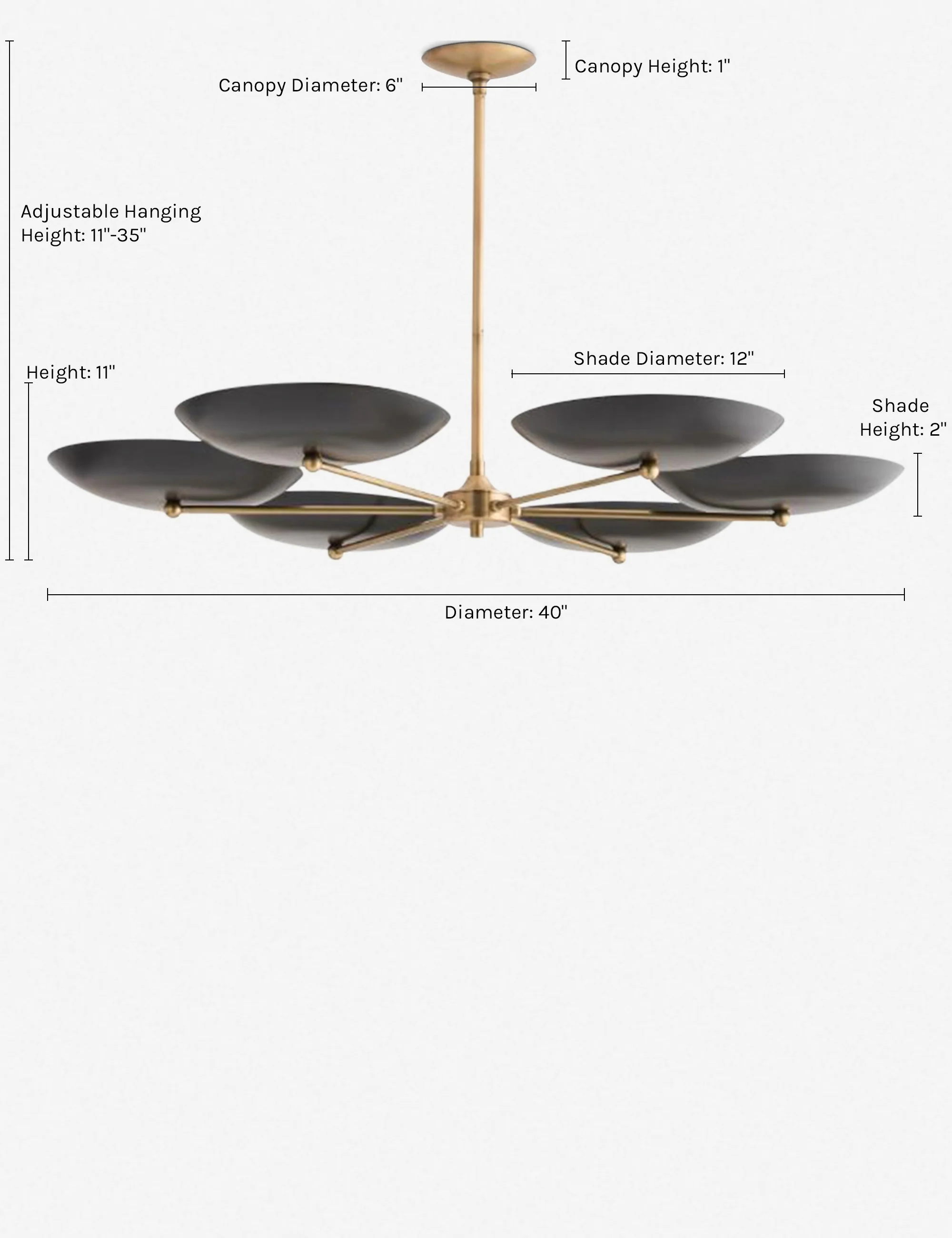 Griffith Chandelier by Arteriors - Image 5