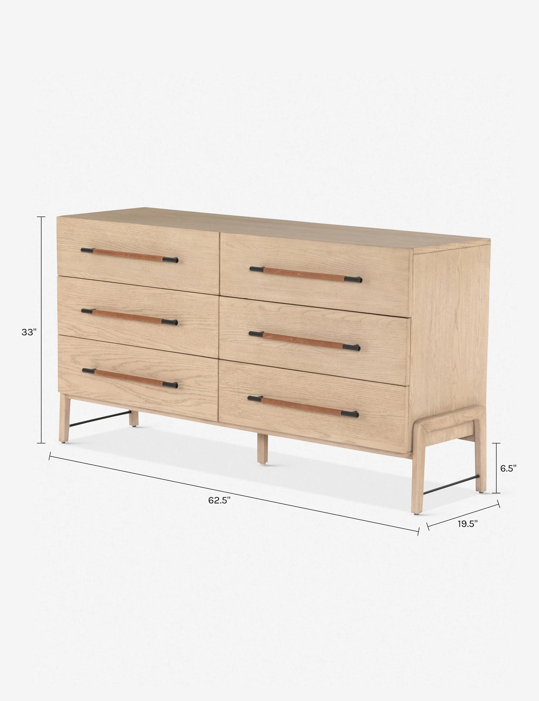 Avalon Wide 6-Drawer Dresser - Image 13
