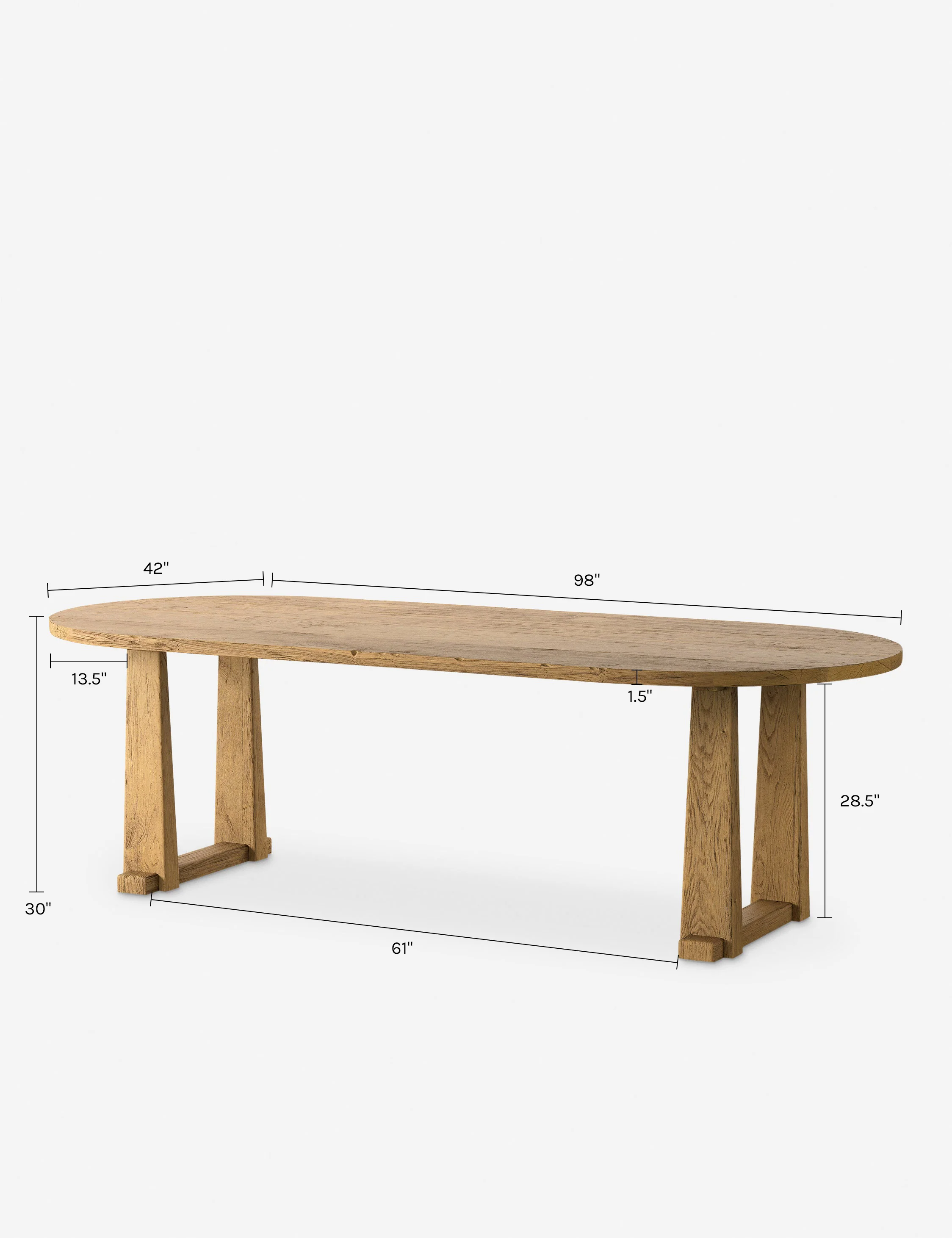 Ayla Dining Table by Amber Lewis x Four Hands - Image 12