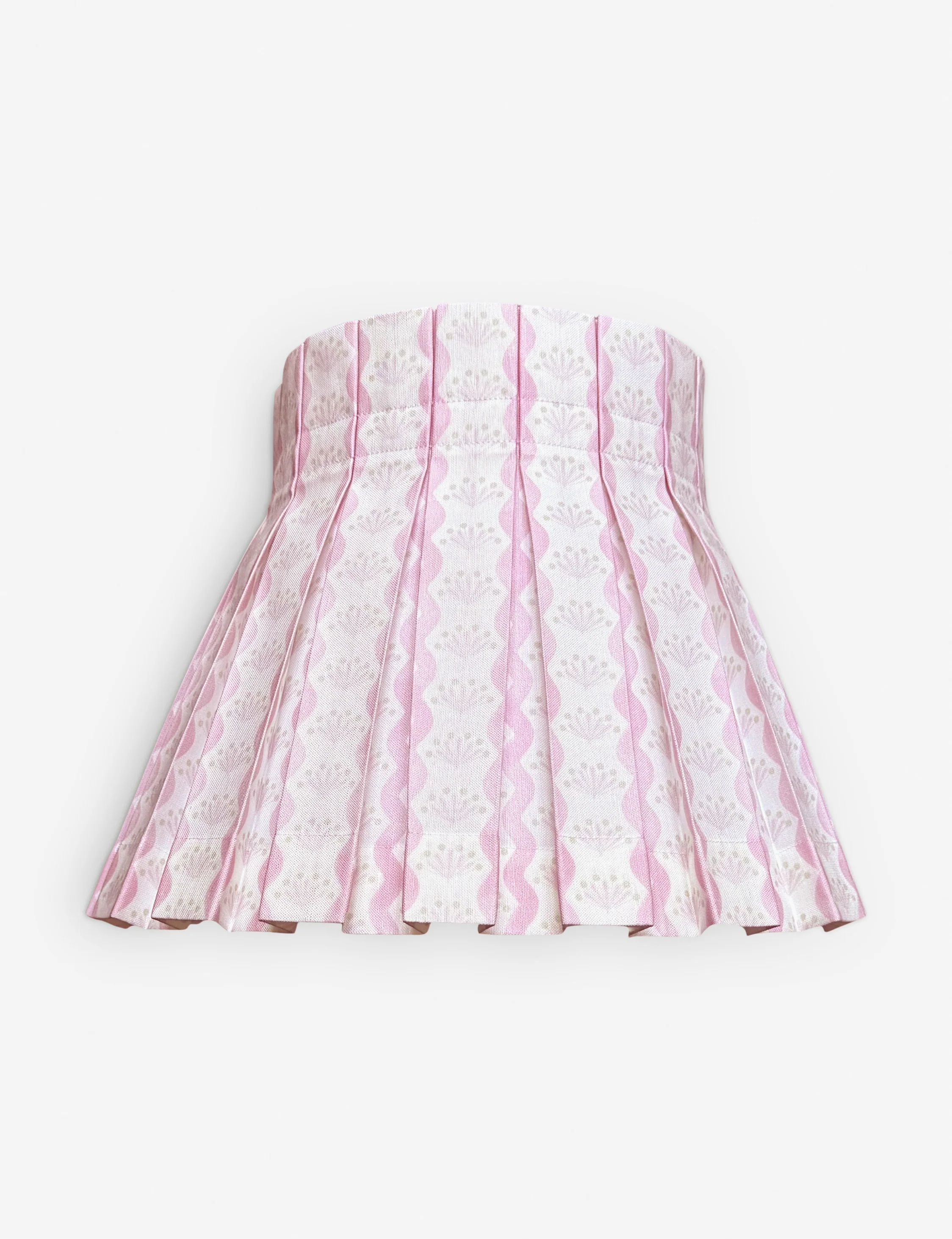 Baby Riviera Classic Box Pleat Lampshade by Cielle Home - Image 2
