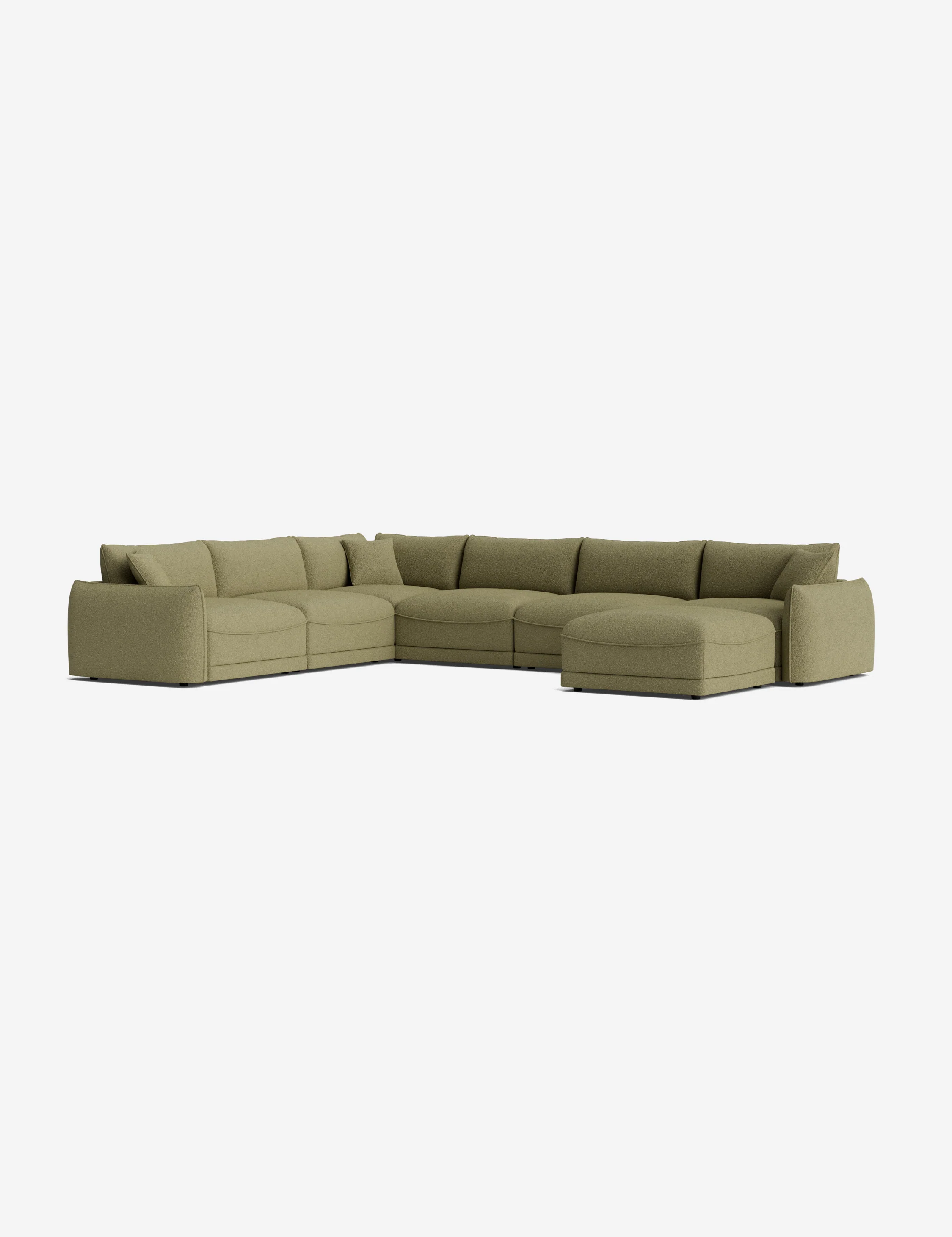 Balmer Modular Corner Sectional Sofa With Ottoman - Image 101