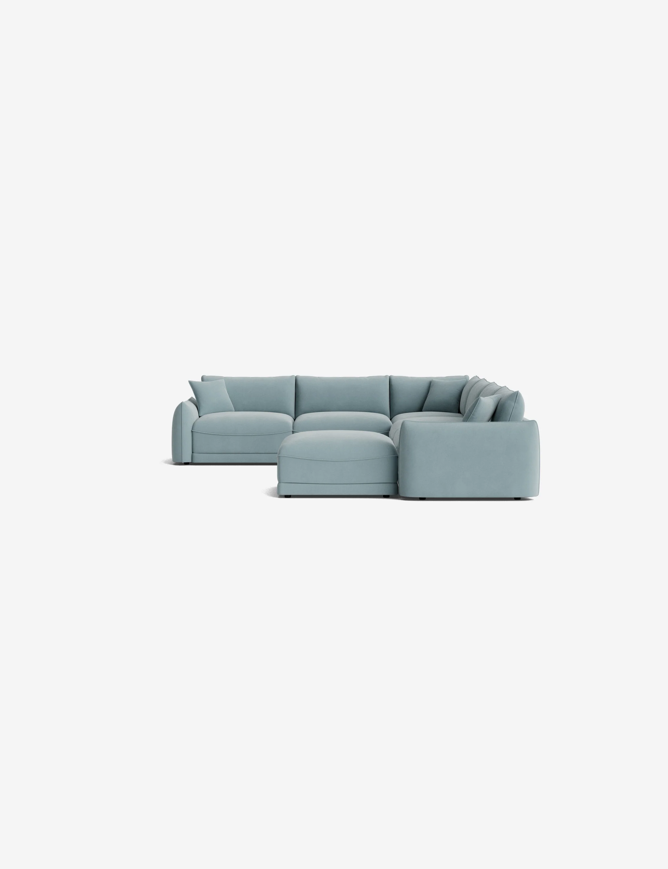 Balmer Modular Corner Sectional Sofa With Ottoman - Image 11