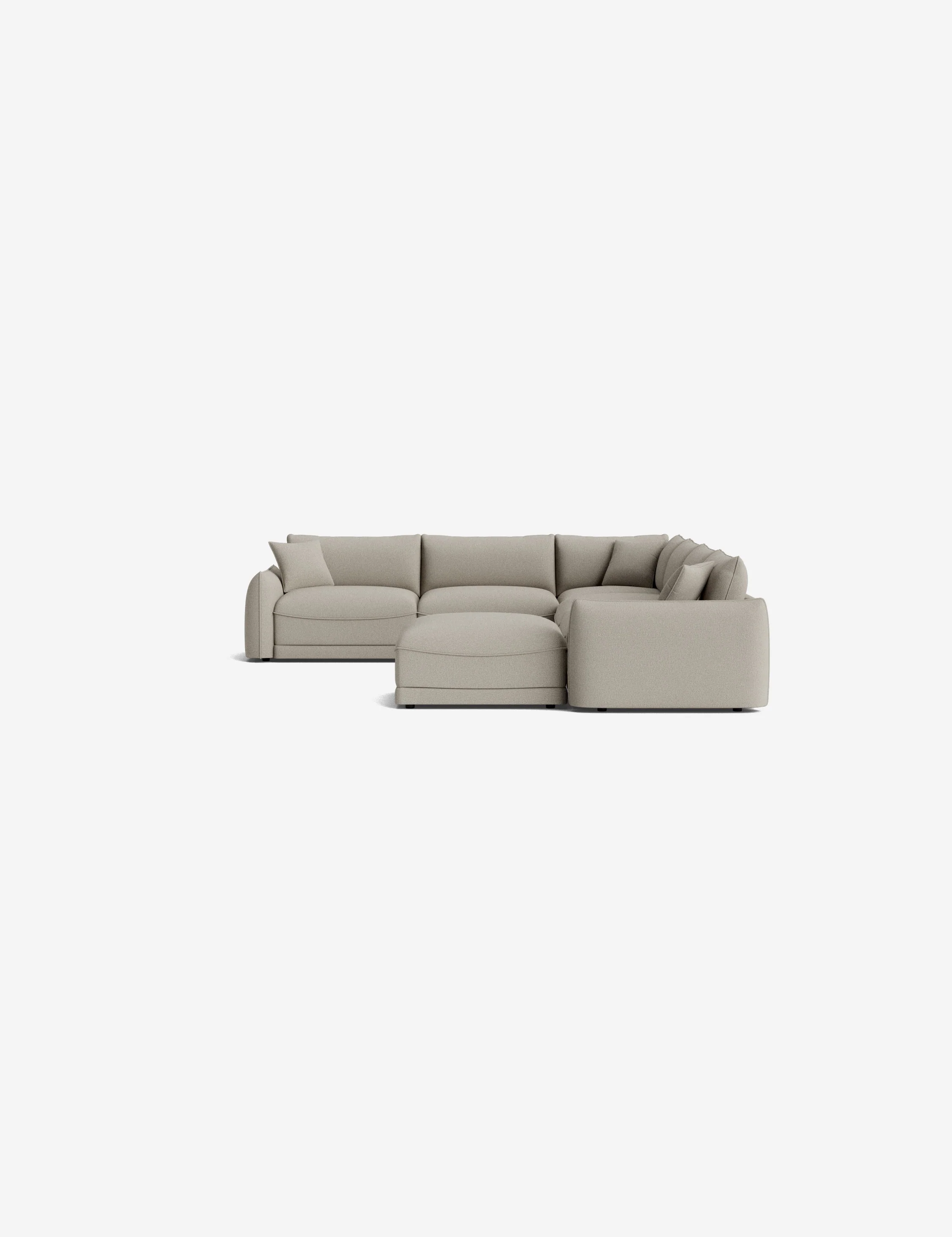 Balmer Modular Corner Sectional Sofa With Ottoman - Image 15