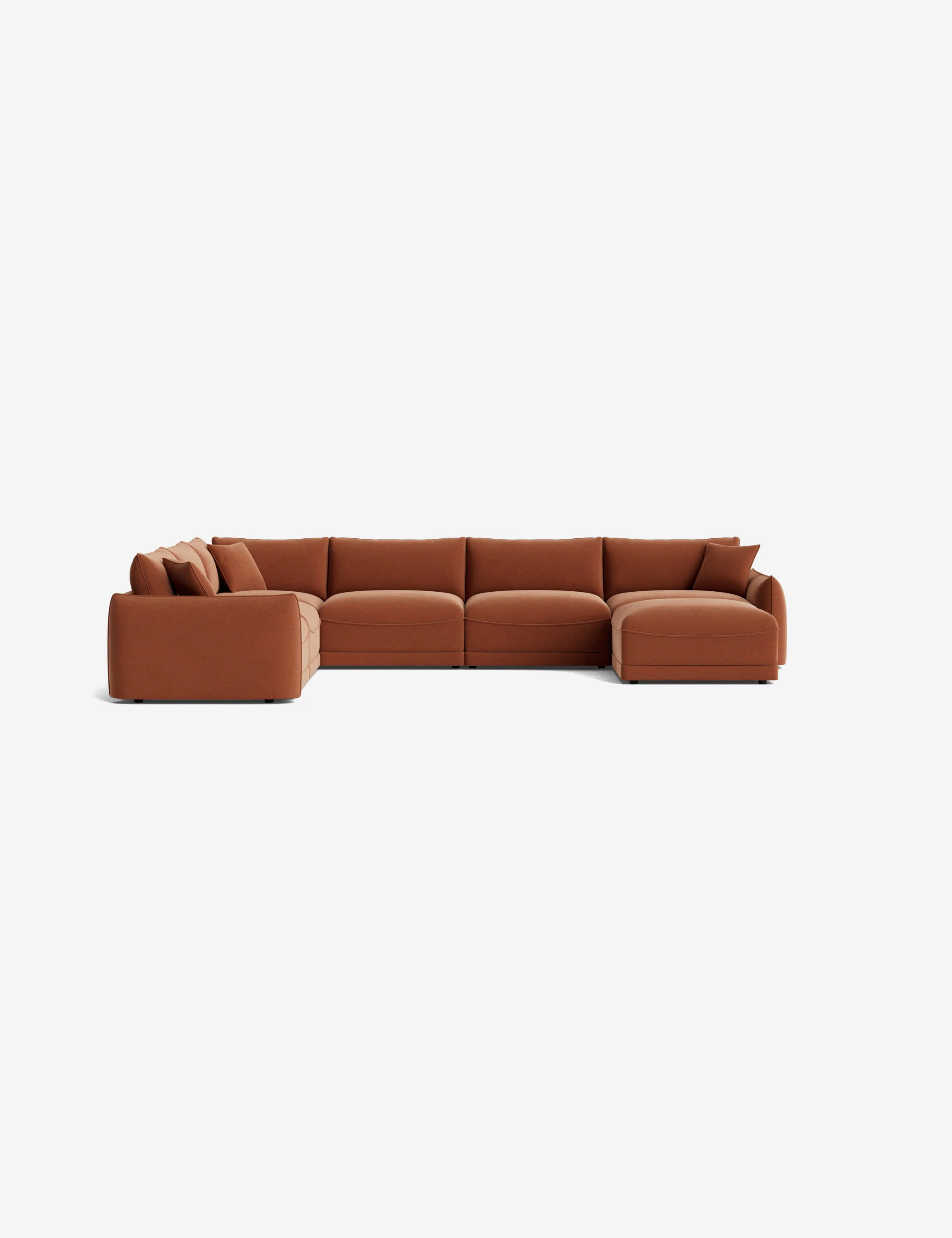 Balmer Modular Corner Sectional Sofa With Ottoman - Image 2