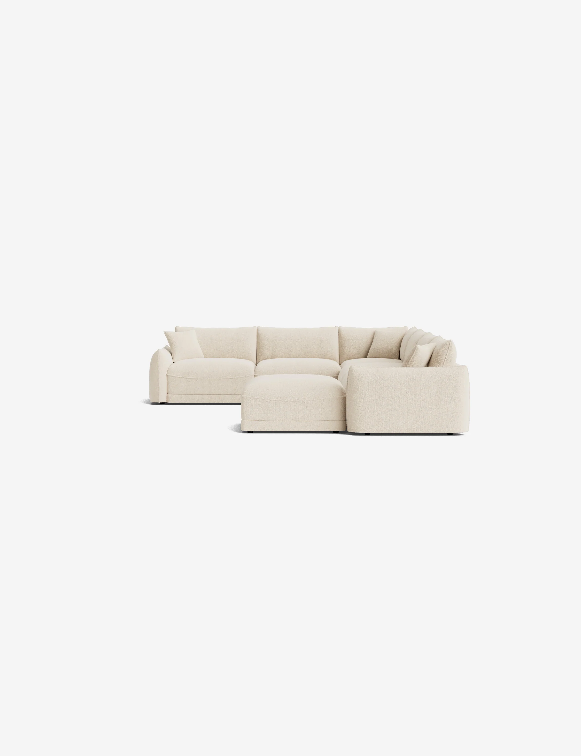 Balmer Modular Corner Sectional Sofa With Ottoman - Image 27