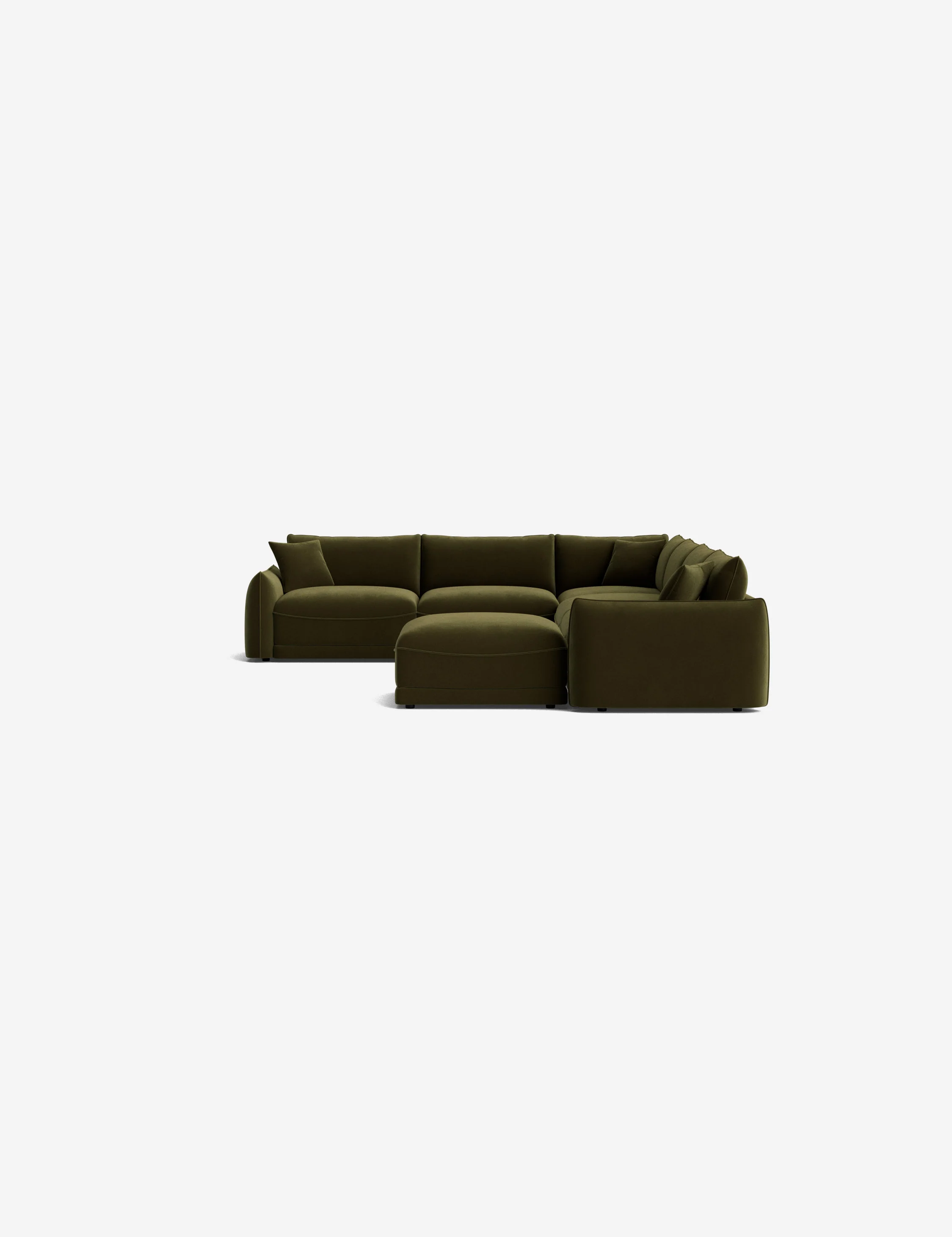 Balmer Modular Corner Sectional Sofa With Ottoman - Image 35