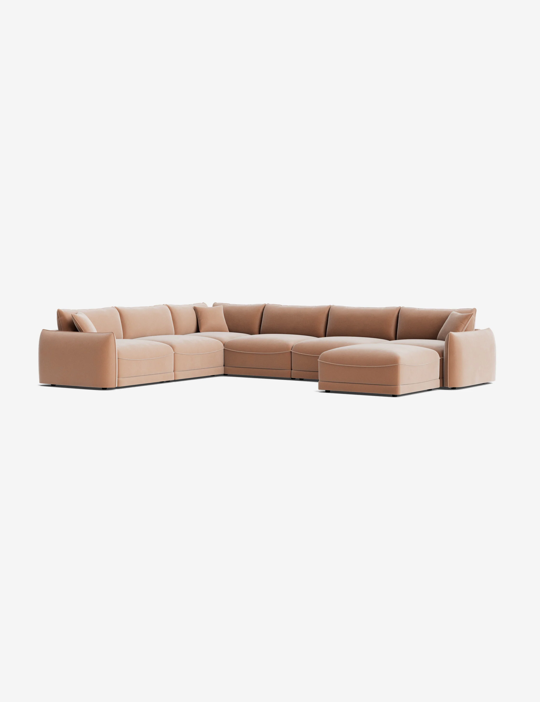 Balmer Modular Corner Sectional Sofa With Ottoman - Image 45