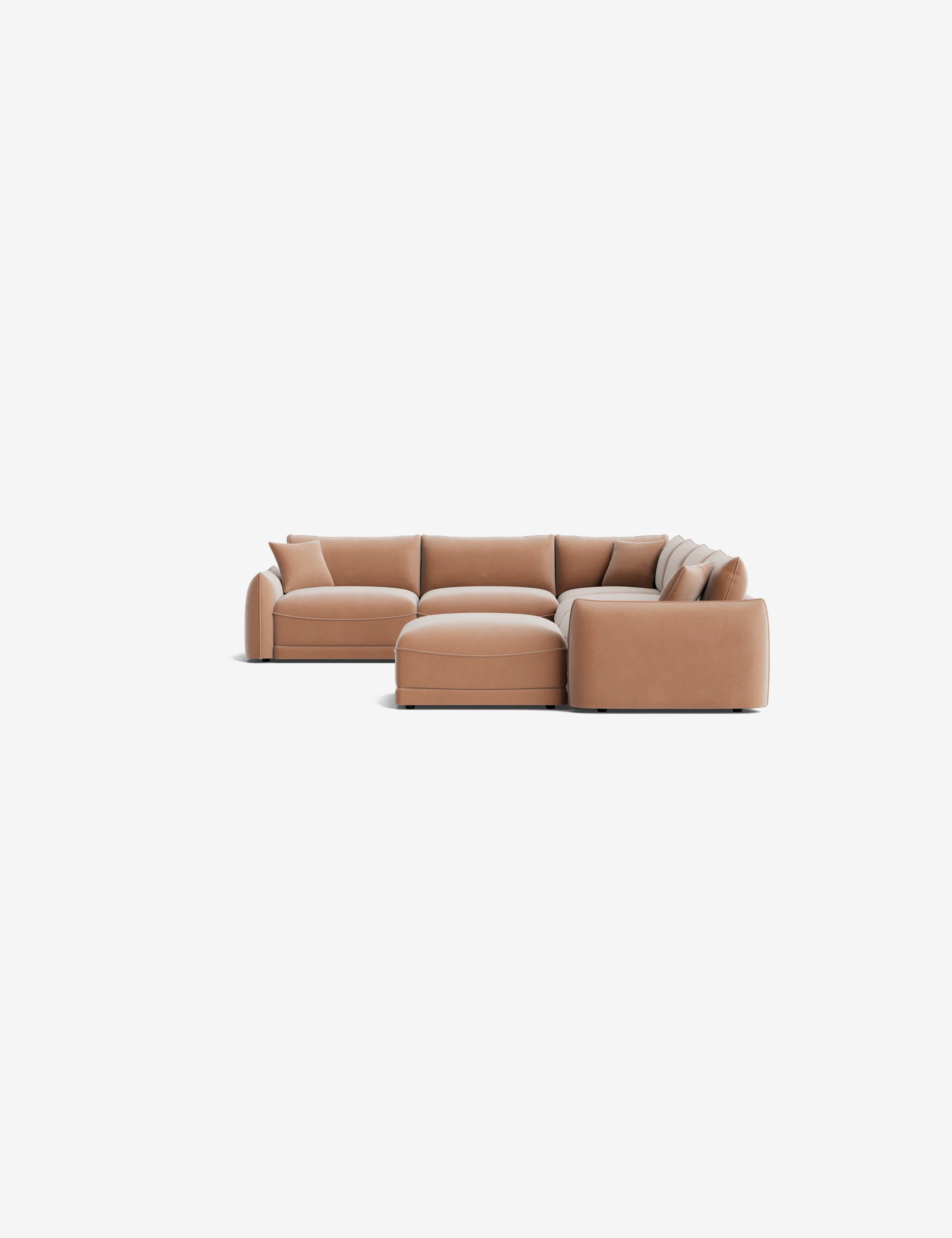 Balmer Modular Corner Sectional Sofa With Ottoman - Image 47