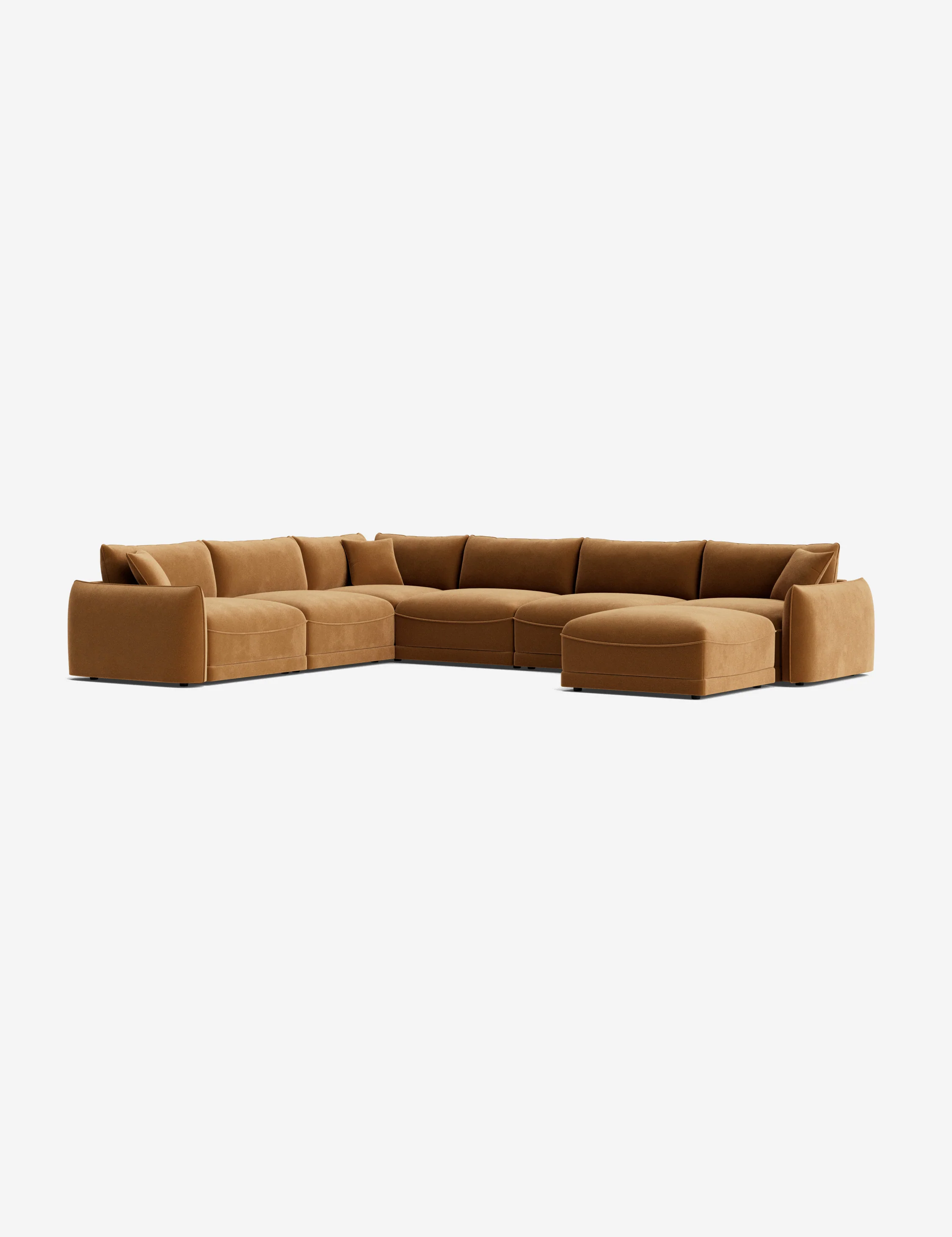 Balmer Modular Corner Sectional Sofa With Ottoman - Image 5