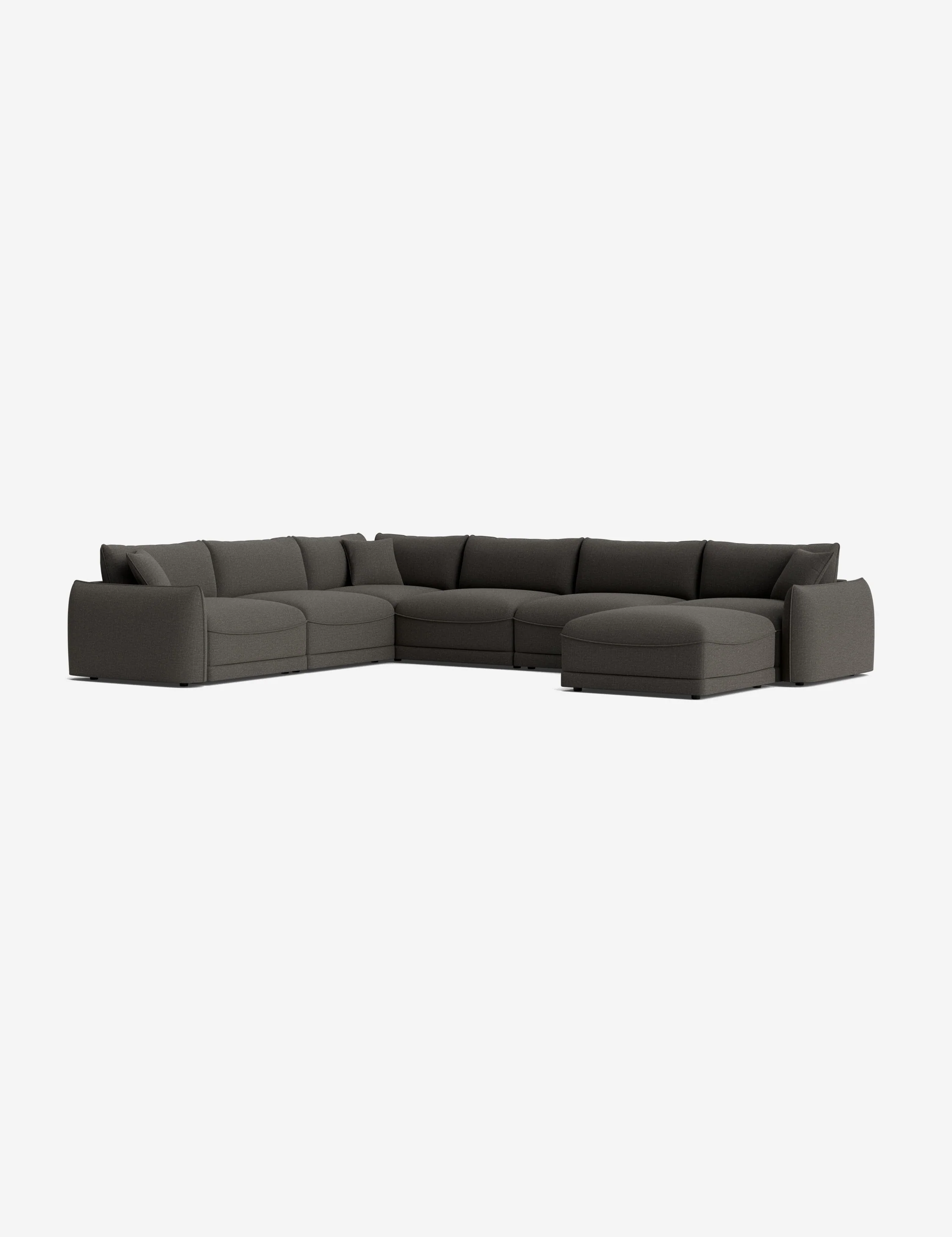 Balmer Modular Corner Sectional Sofa With Ottoman - Image 69