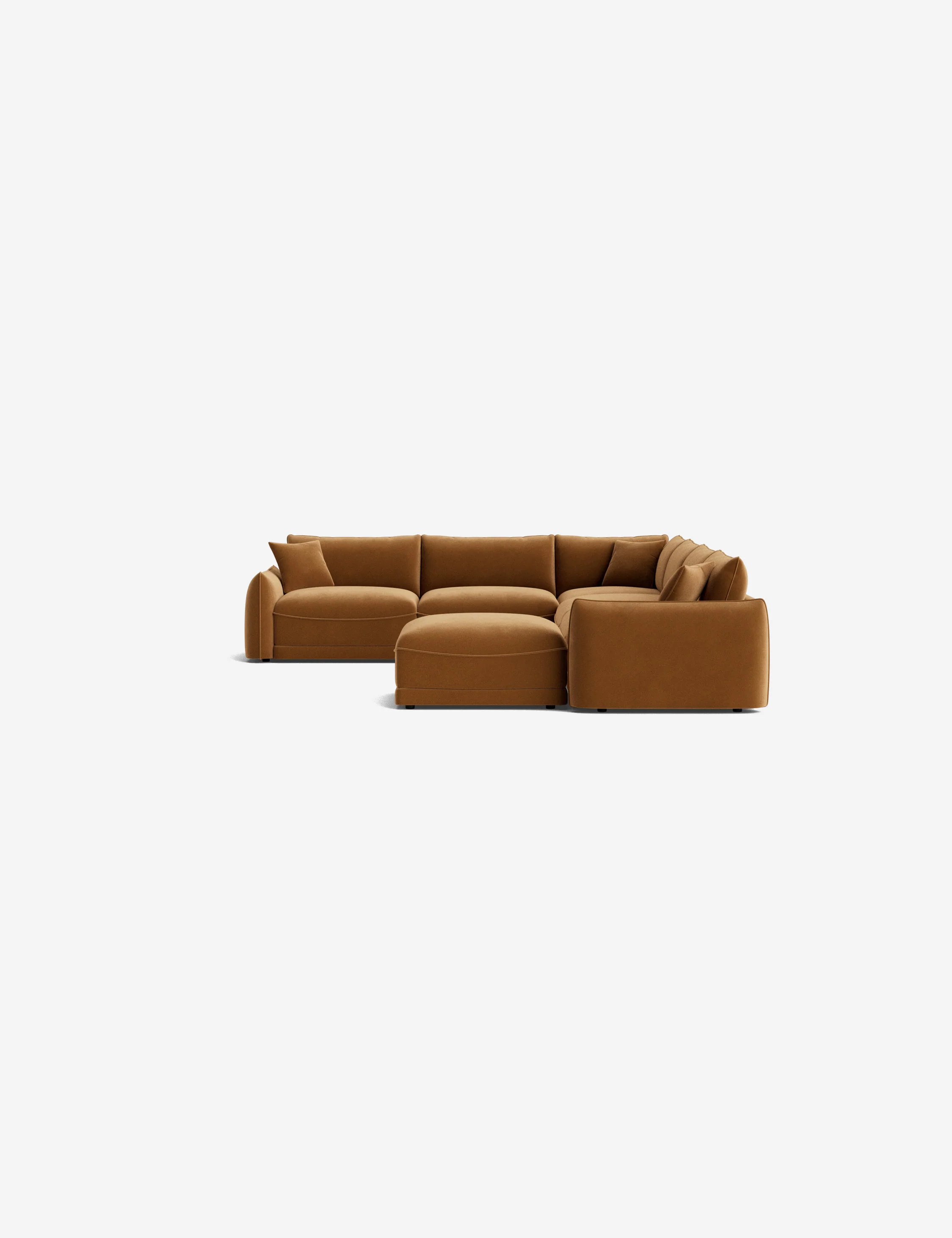 Balmer Modular Corner Sectional Sofa With Ottoman - Image 7