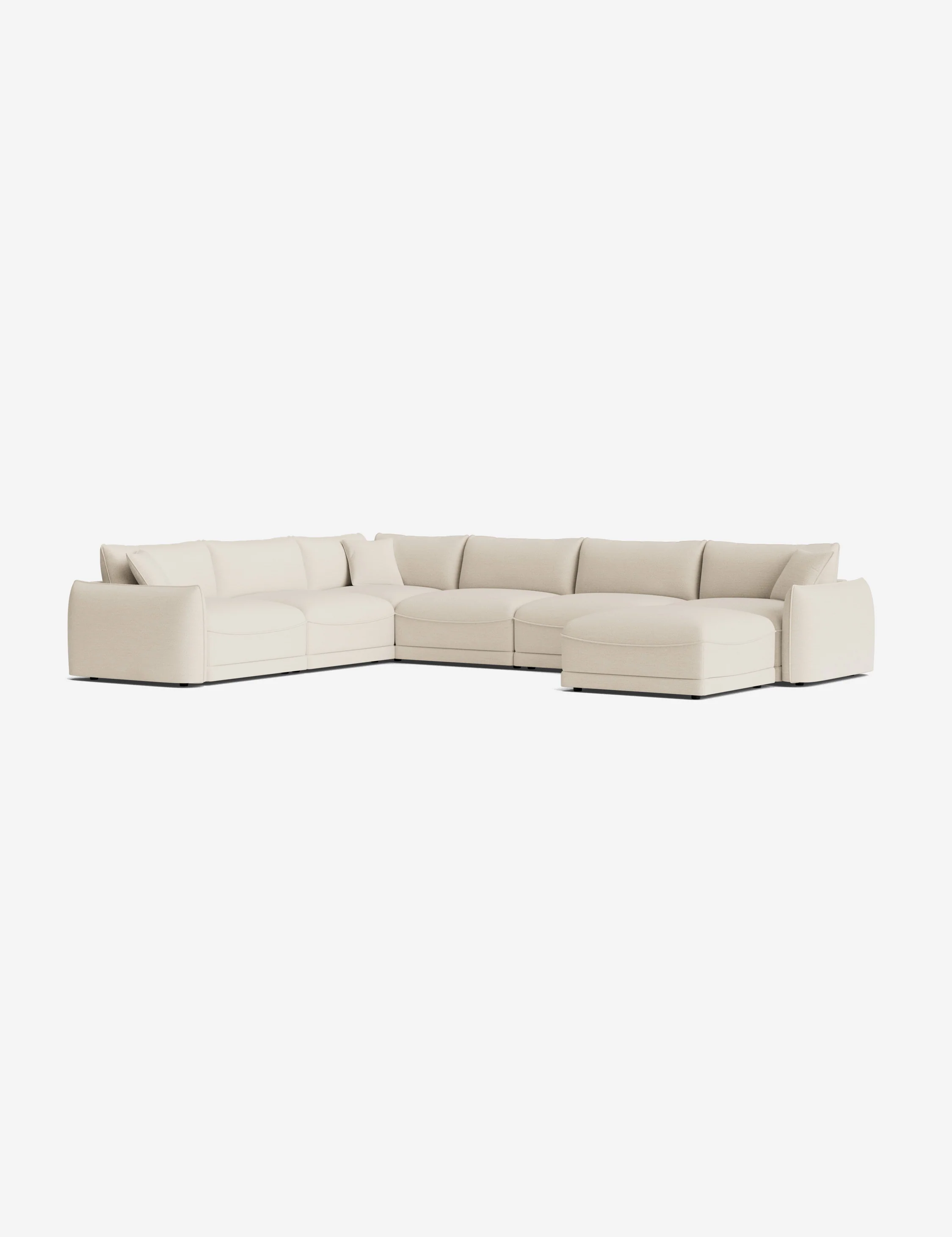 Balmer Modular Corner Sectional Sofa With Ottoman - Image 85
