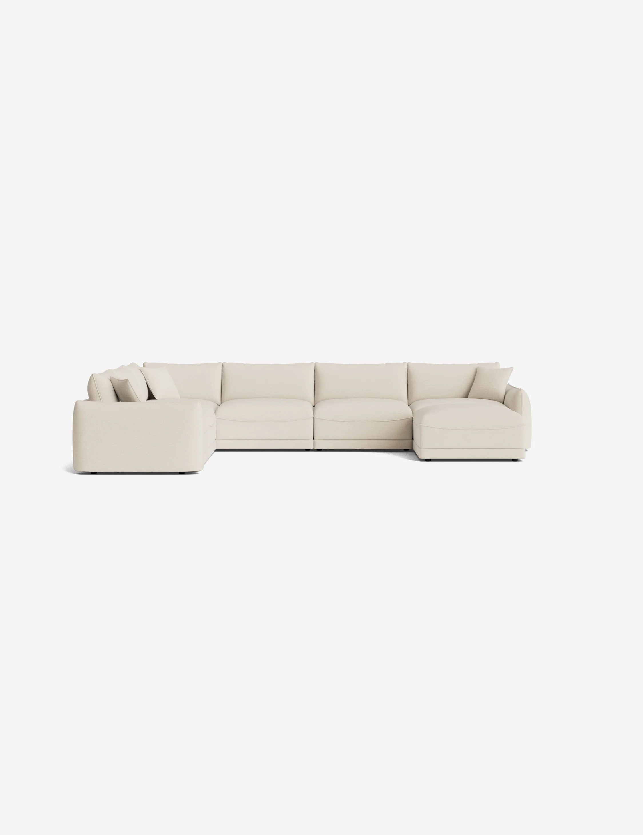 Balmer Modular Corner Sectional Sofa With Ottoman - Image 86
