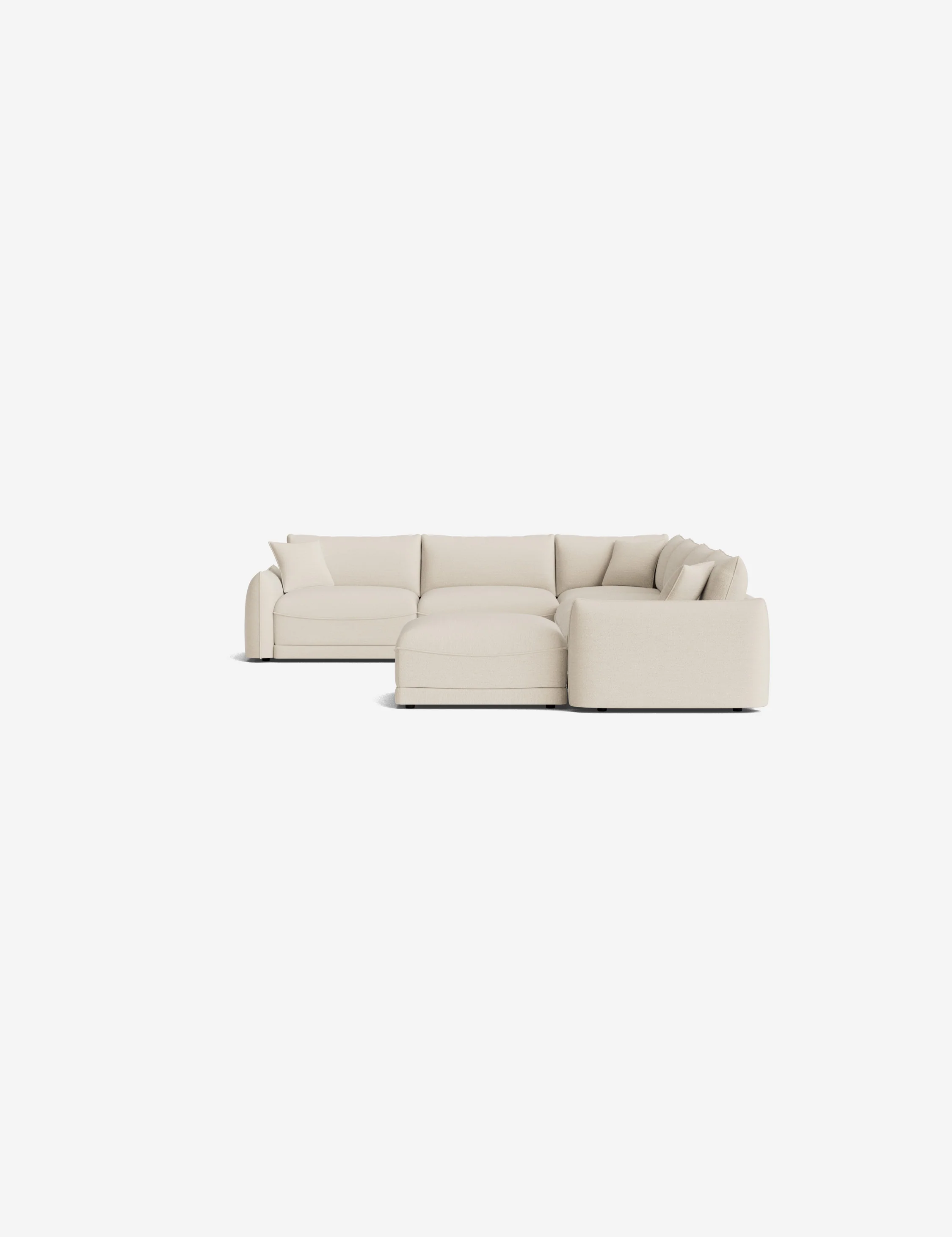 Balmer Modular Corner Sectional Sofa With Ottoman - Image 87