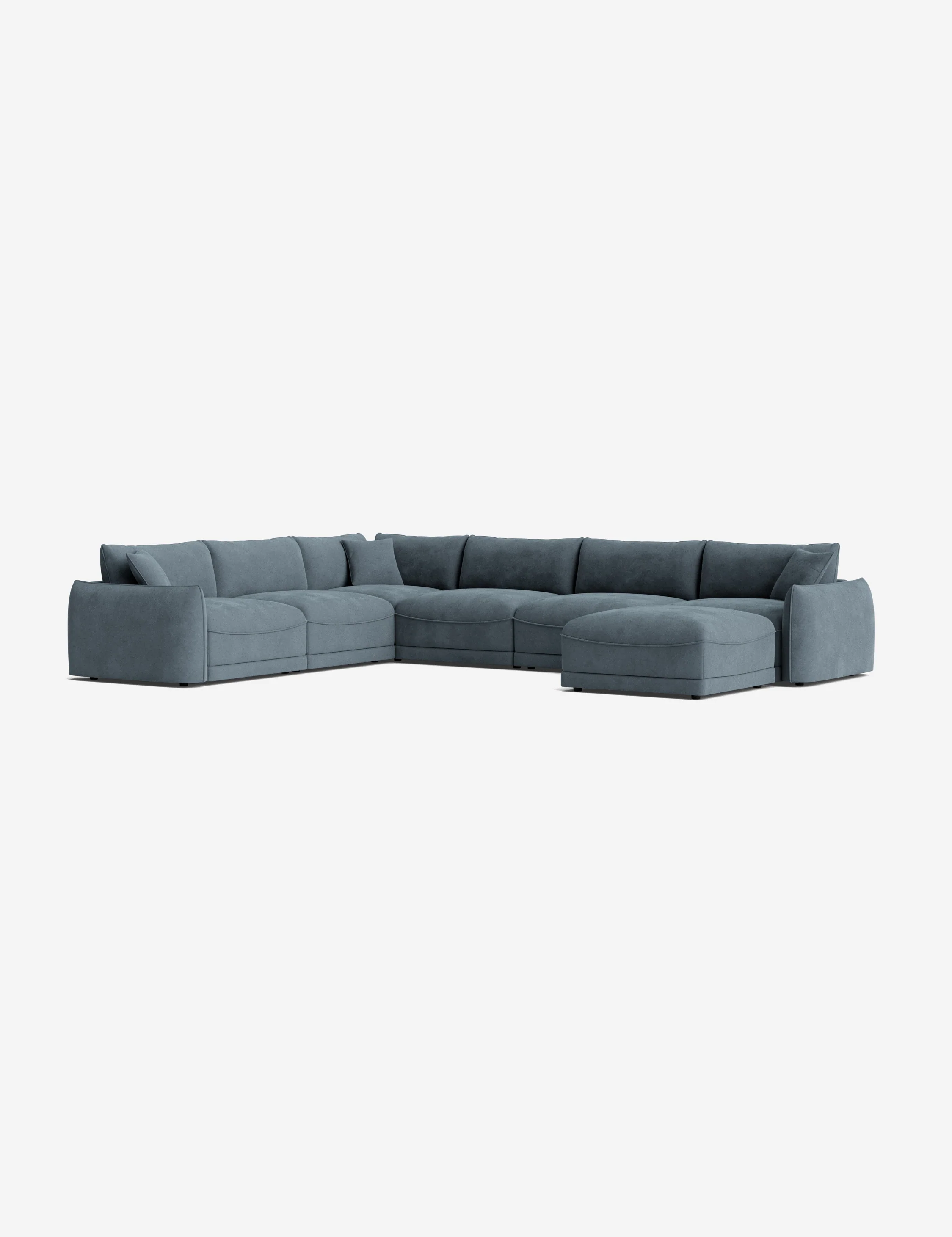 Balmer Modular Corner Sectional Sofa With Ottoman - Image 93