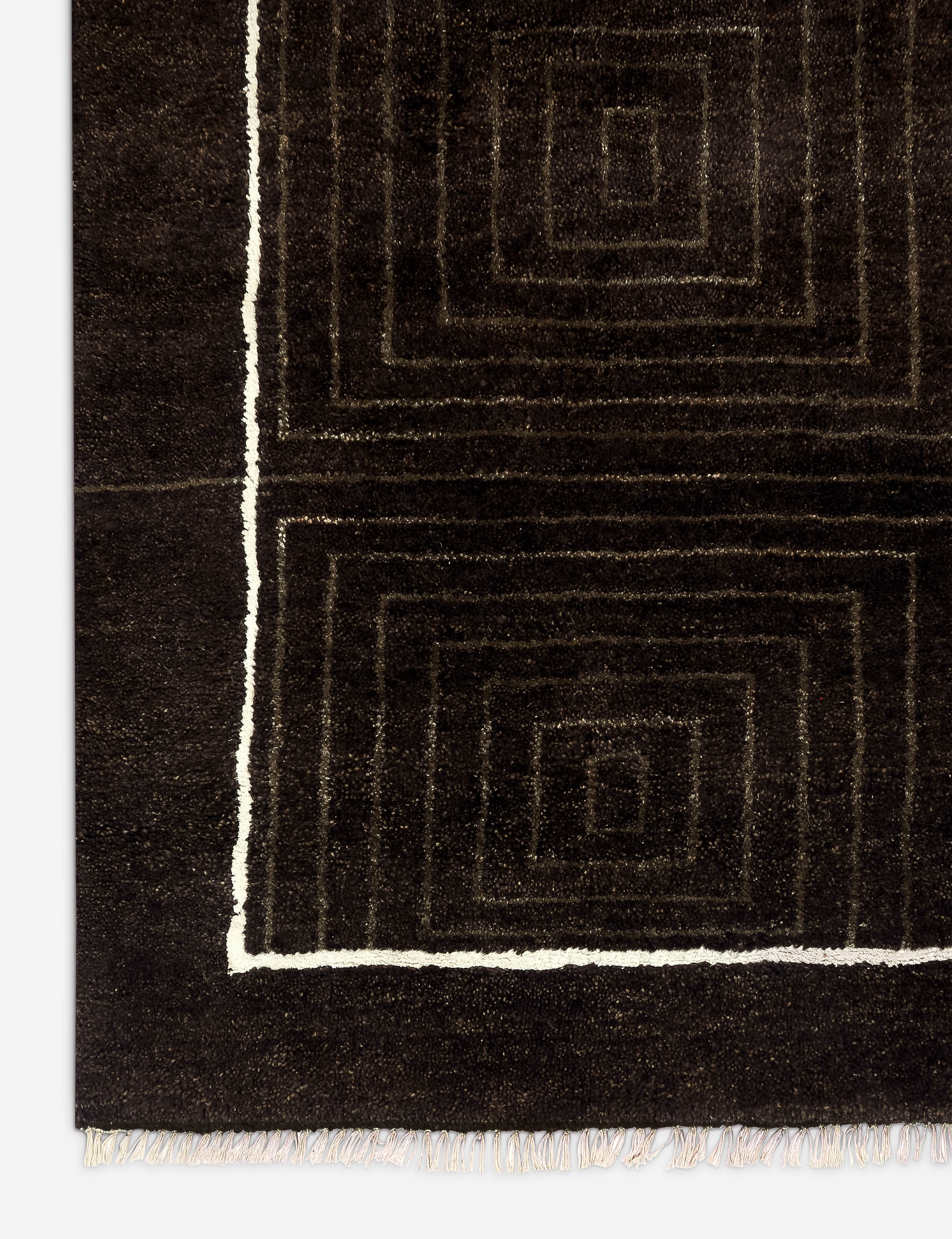 Barcelona Hand-Knotted Wool Rug by Button Atelier x Co.House Designs - Image 5