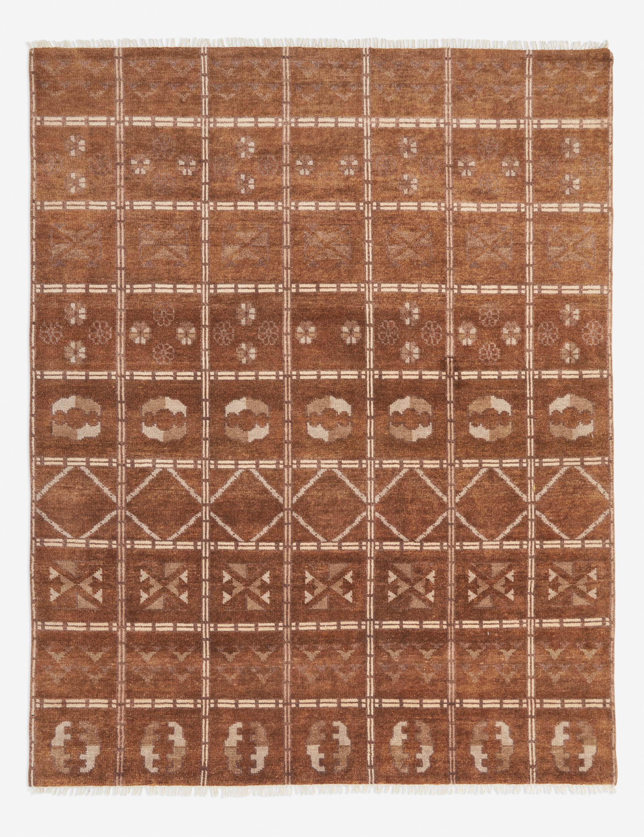 Baz Hand-Knotted Wool Rug Swatch - Image 6