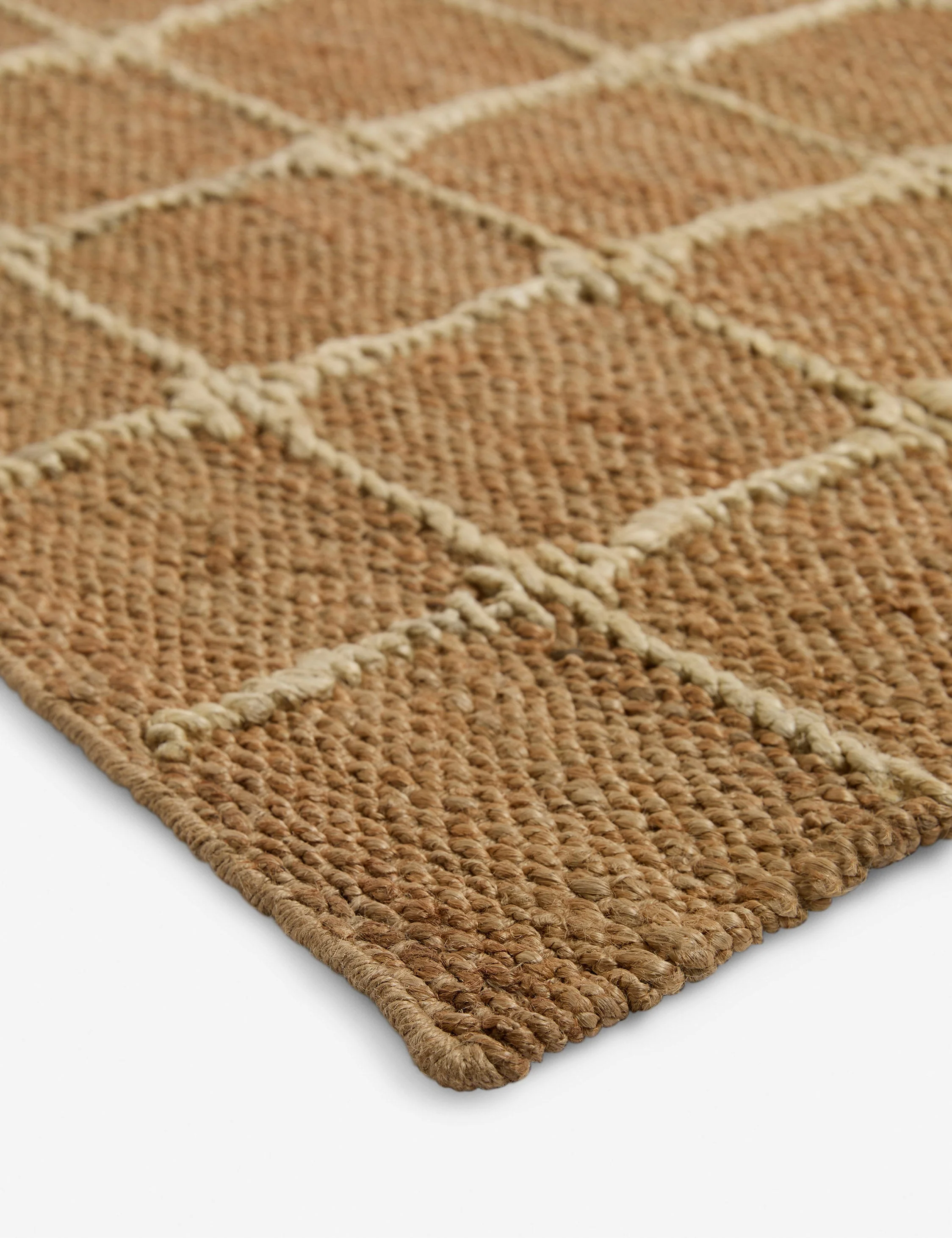 Beddow Flatweave Jute Rug Swatch by Jake Arnold, Natural