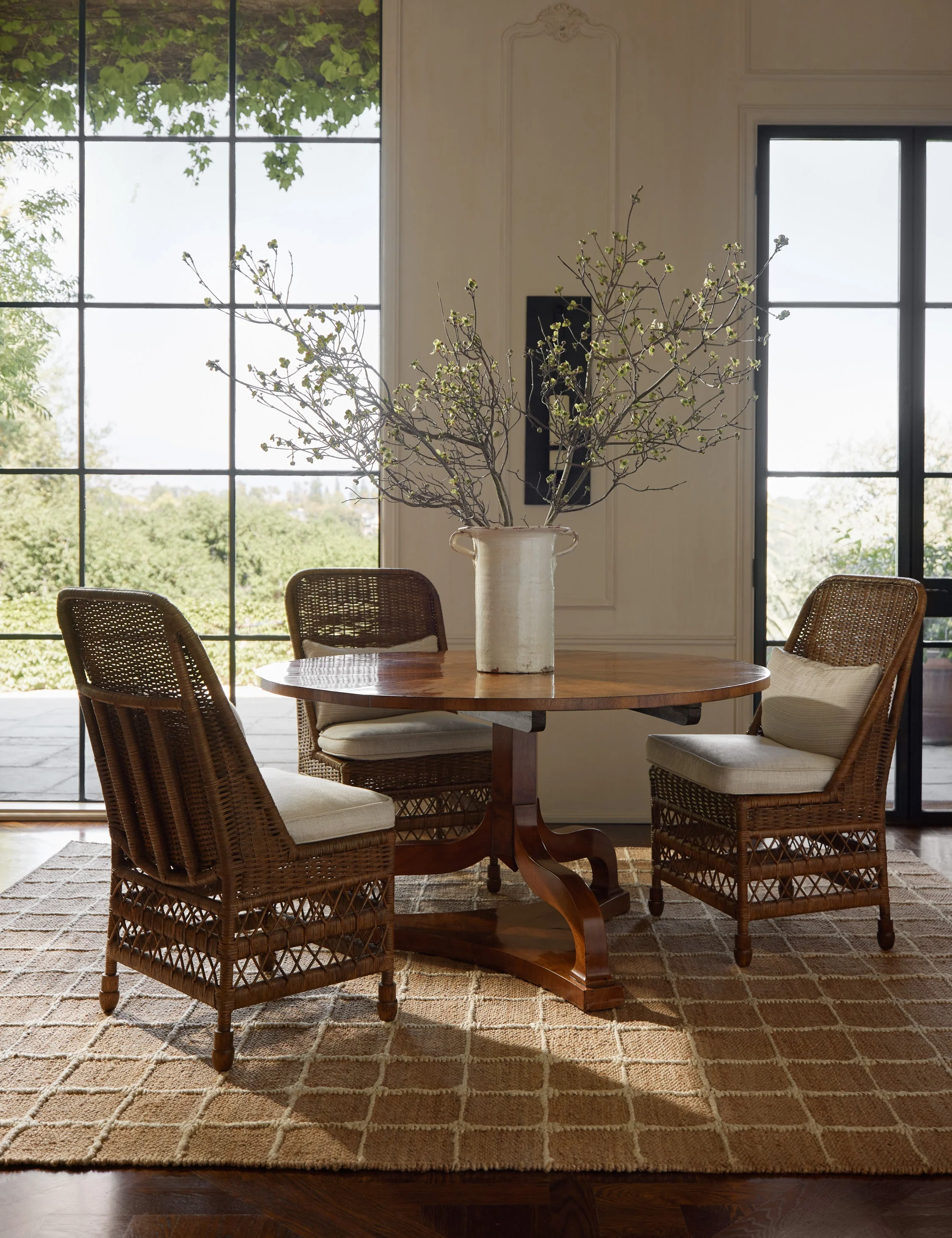 Beddow Flatweave Jute Rug Swatch by Jake Arnold, Natural - Image 3