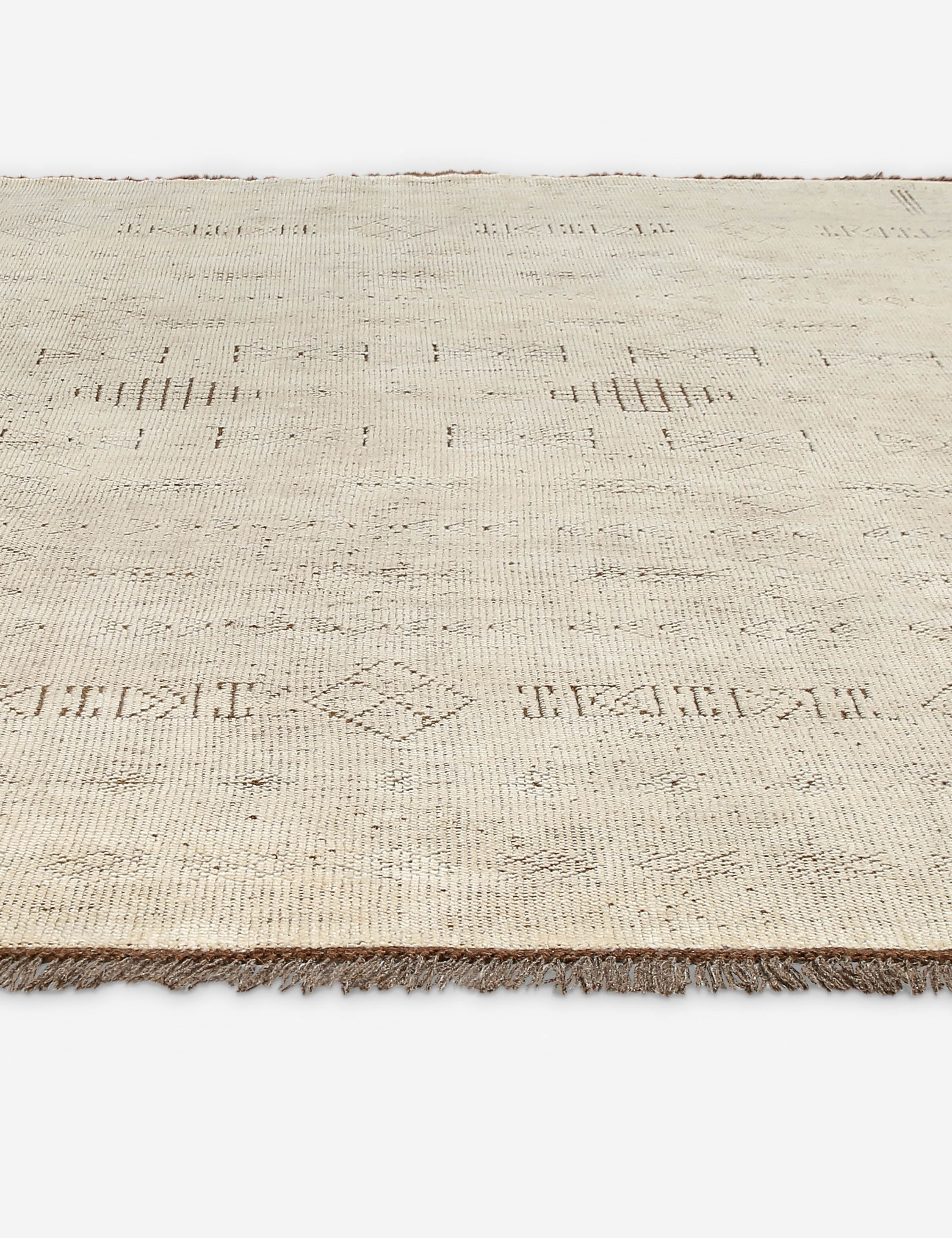Belgian Hand-Knotted Wool Rug by Button Atelier x Co.House Designs - Image 4