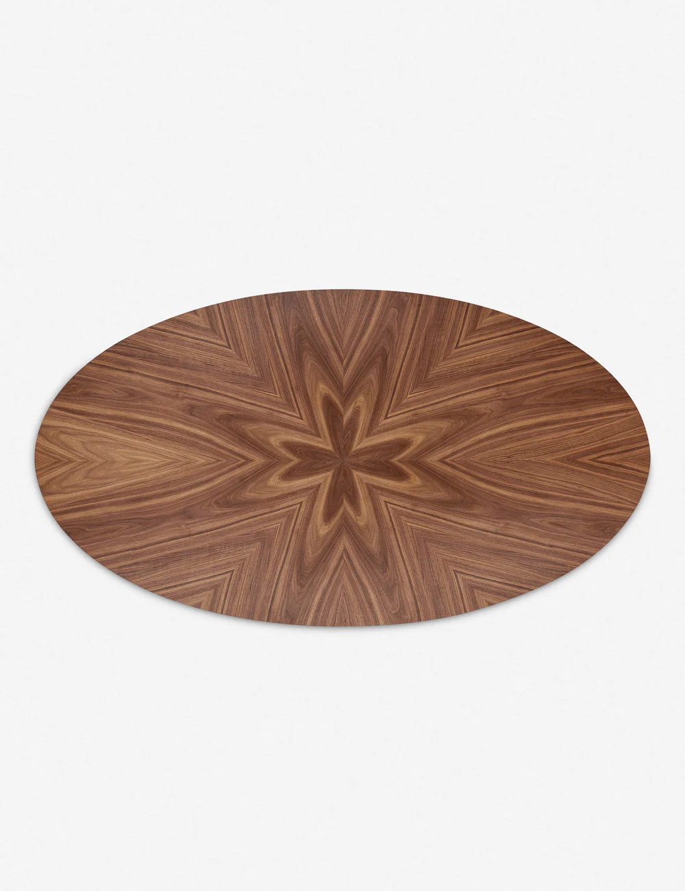 Beth Oval Dining Table, Brown - Image 6