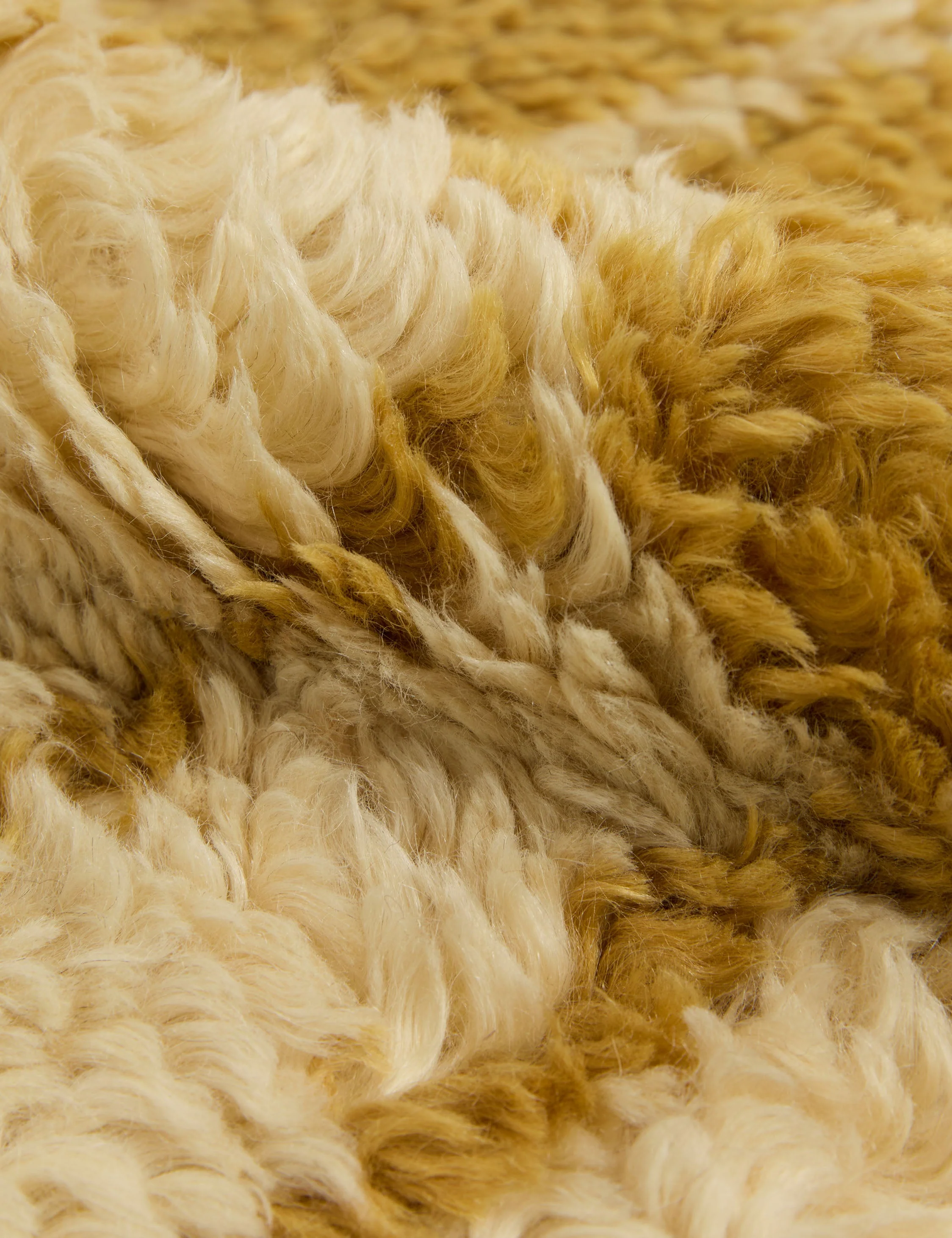 Bhari Hand-Knotted Wool Shag Rug Swatch - Image 4