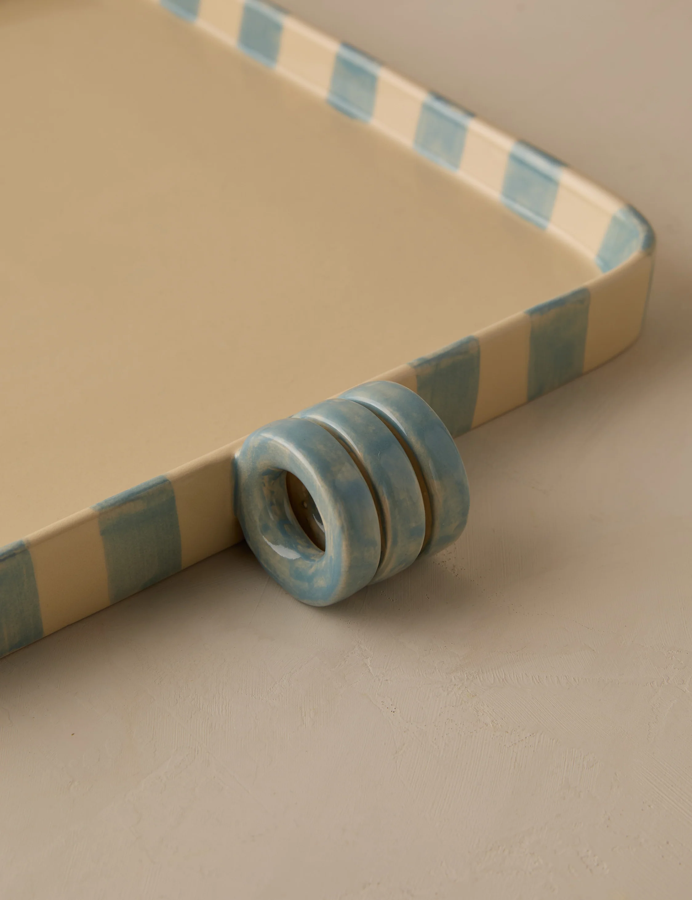 Bibbs Hand-Painted Tray - Image 8
