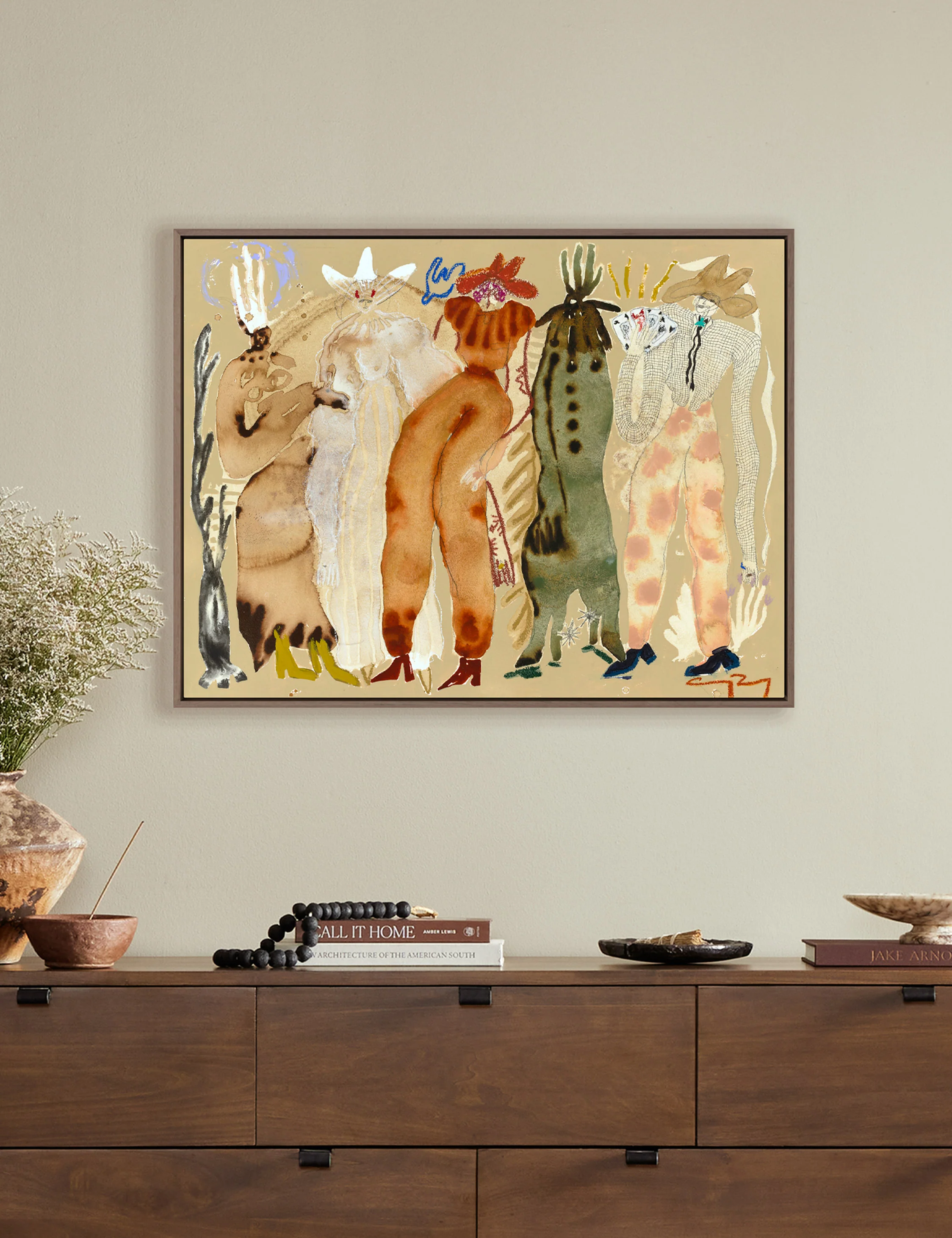 Blind Leading The Blind Wall Art by Caroline Pinney
