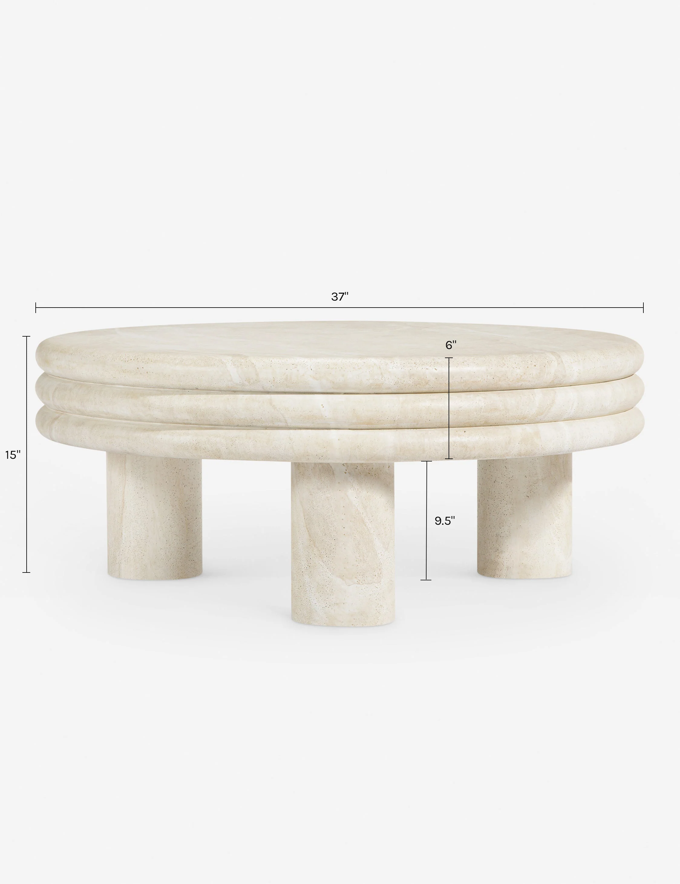 Brittny Round Coffee Table by Button Atelier x Co.House Designs - Image 8