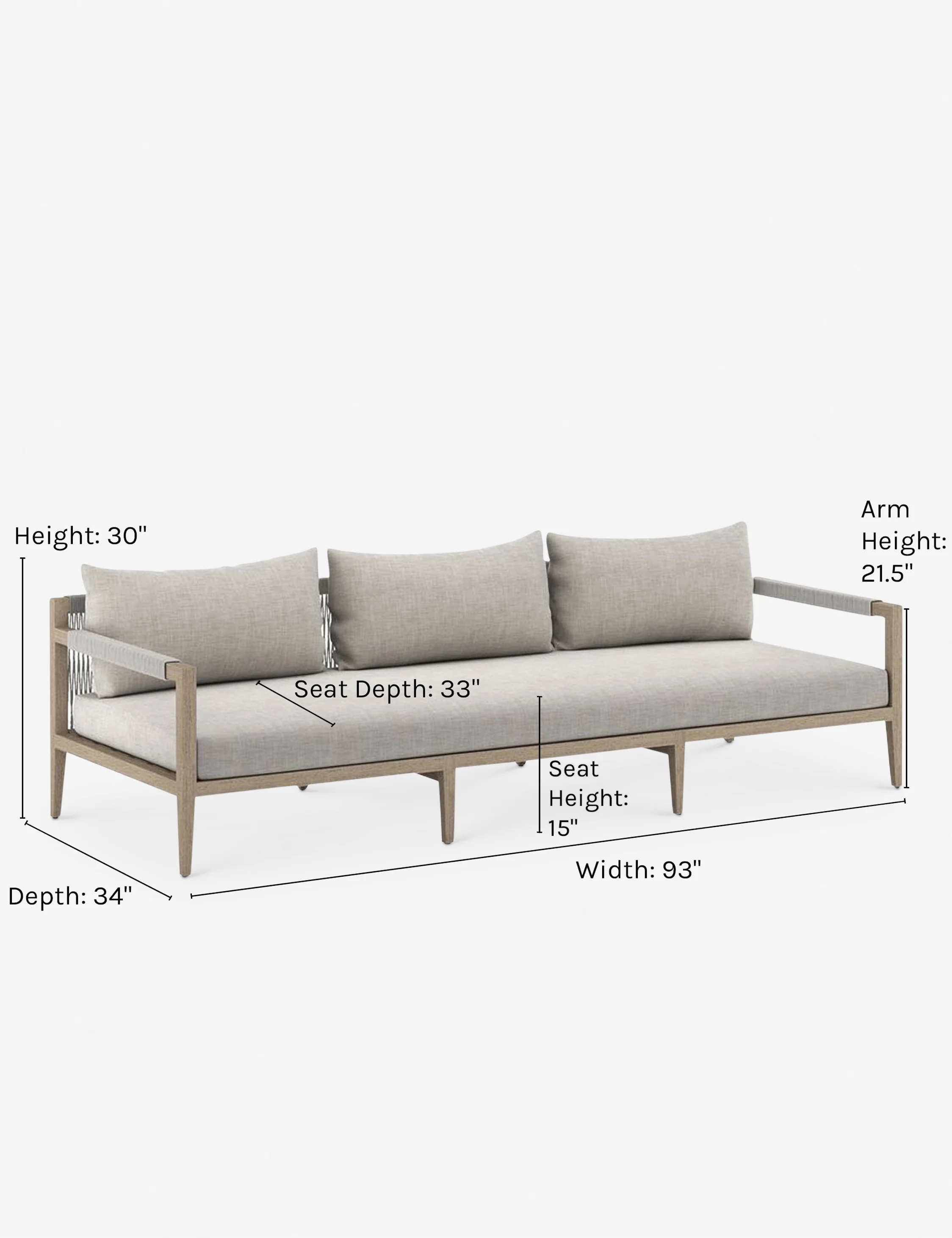 Cadenza Indoor / Outdoor Sofa - Image 12