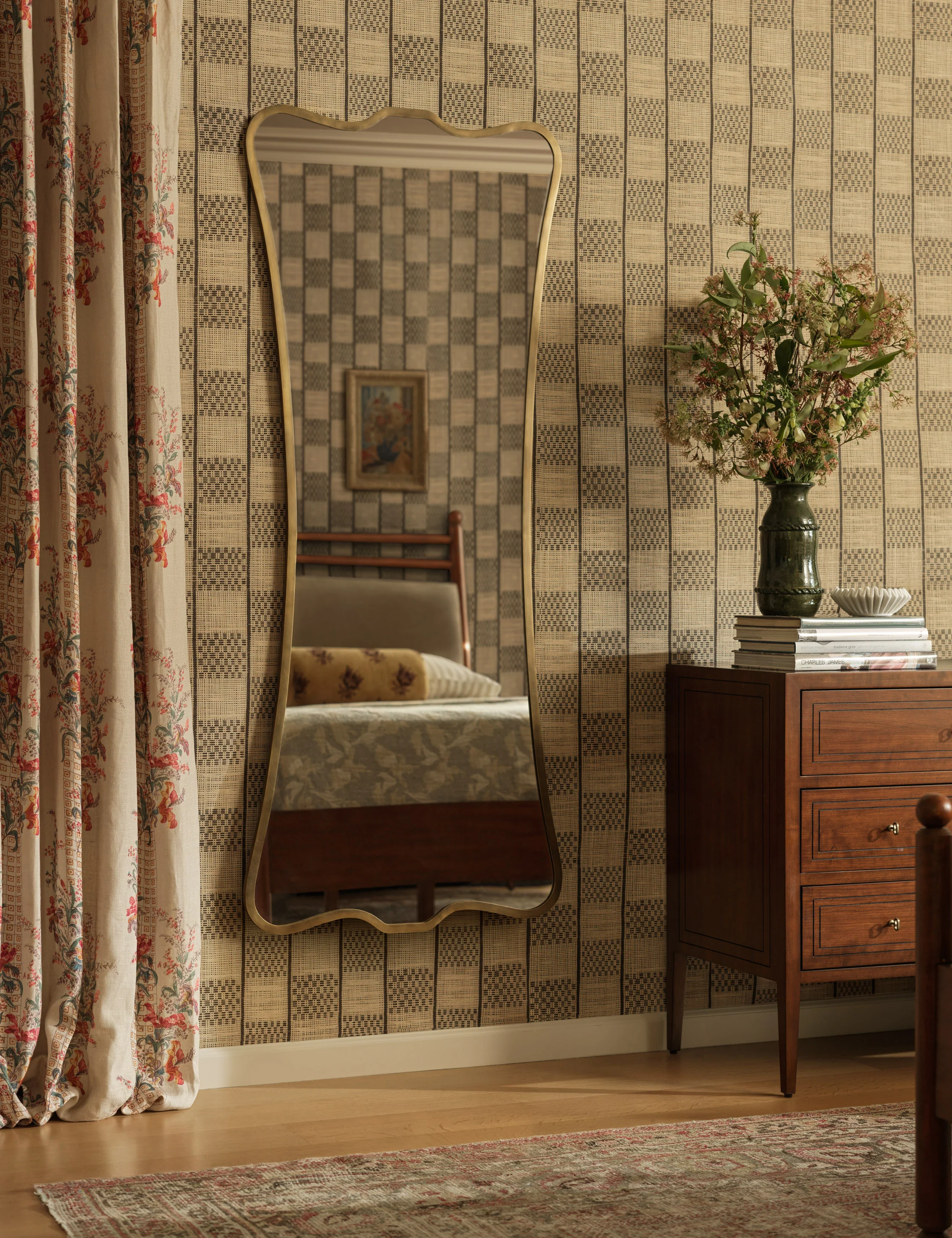 Campden Pleated Linen Curtain Panel by Heidi Caillier - Image 3