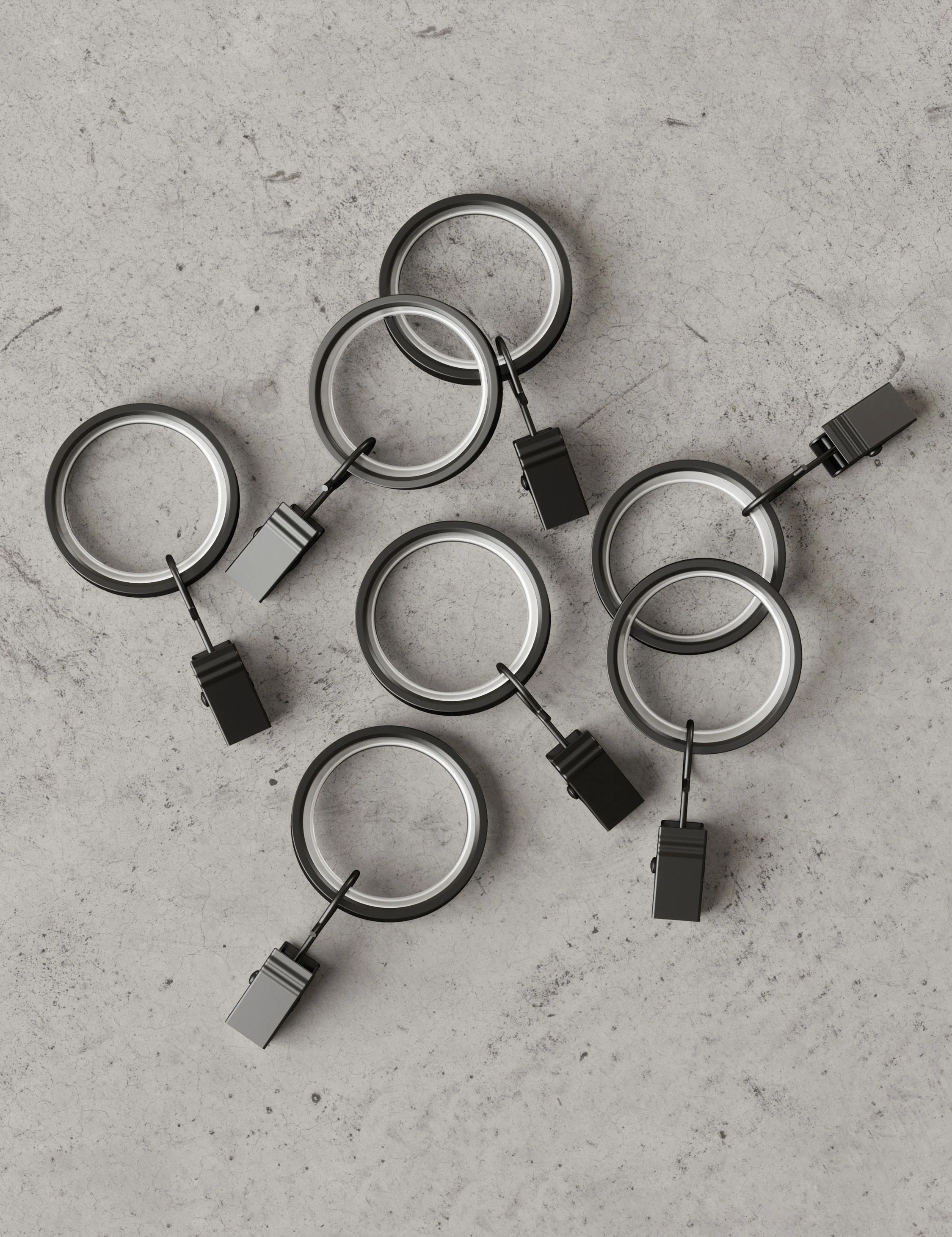 Porta Clip Curtain Rings (Set of 7) - Image 3
