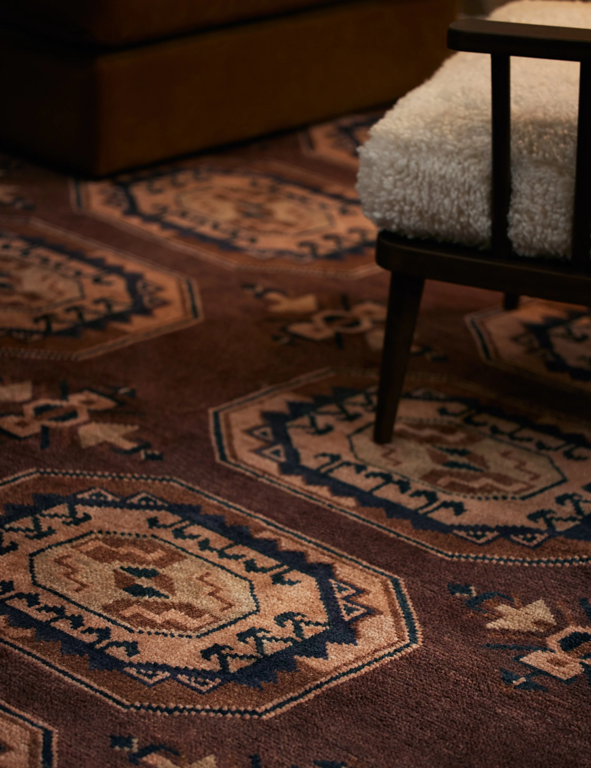 Caprice Hand-Knotted Wool Rug Swatch - Image 2