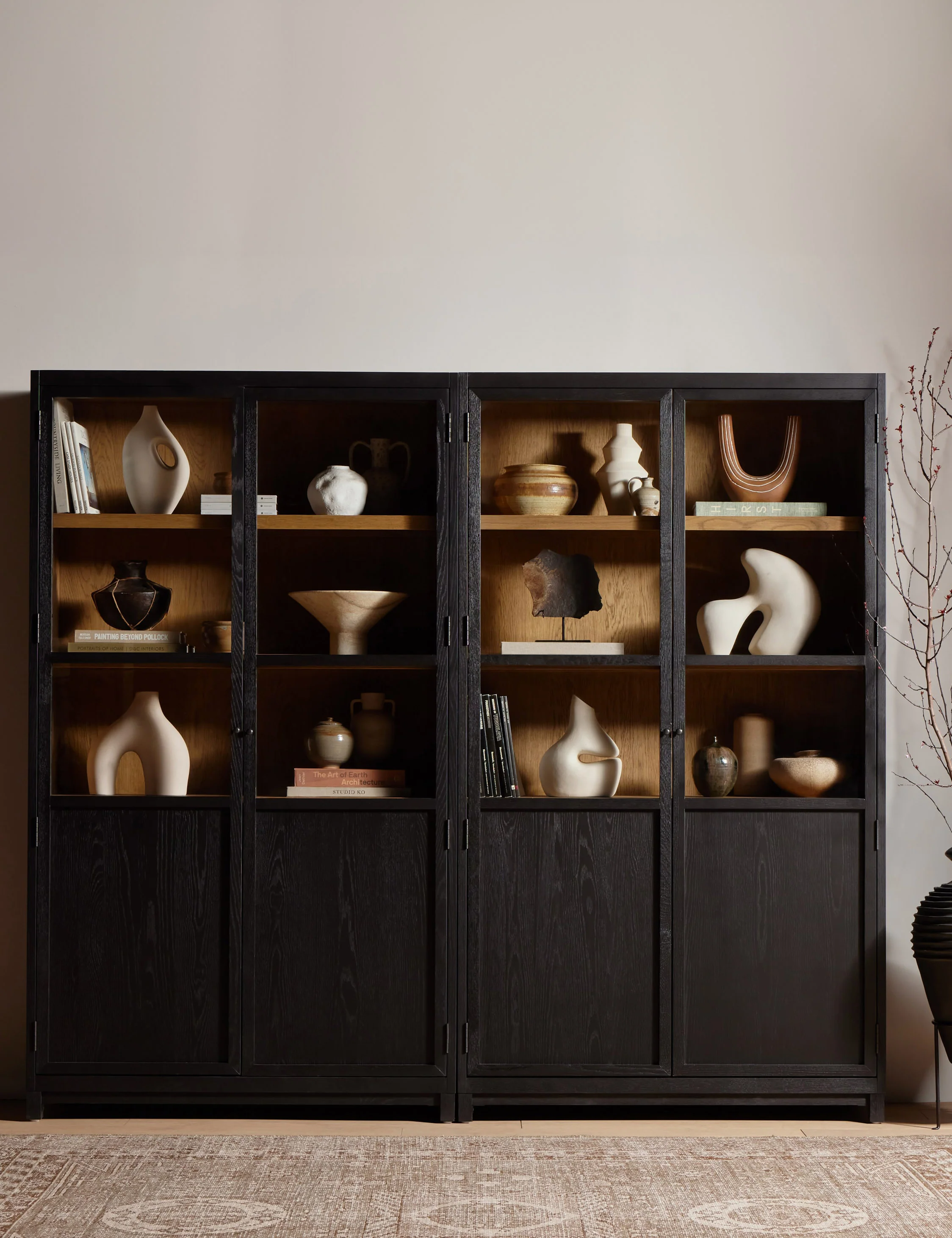 Carly Double Curio Cabinet - Image 2