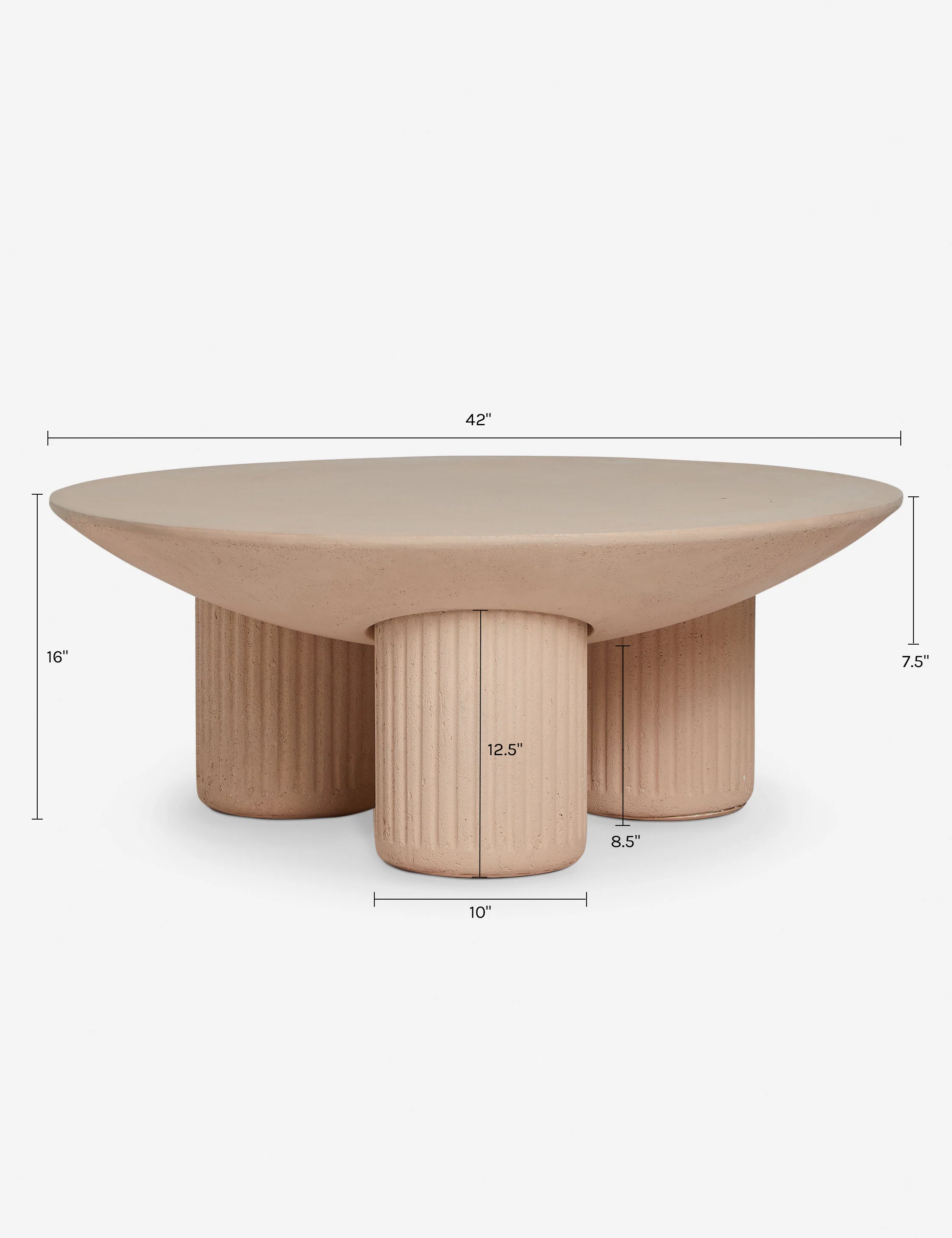 Carr Indoor / Outdoor Round Coffee Table - Image 8