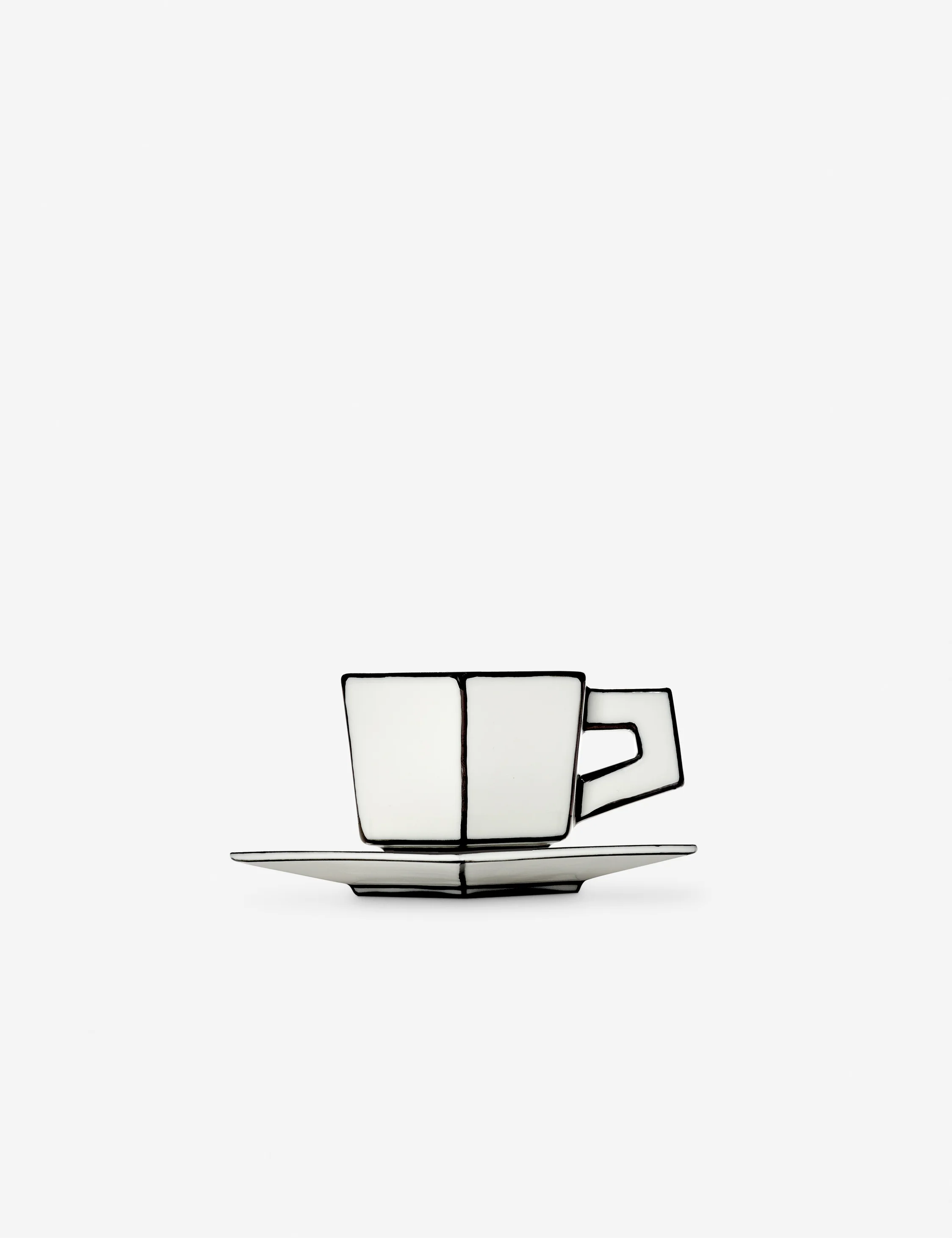 Carte Blanche Espresso Cup and Saucer by Annebet Philips x Serax