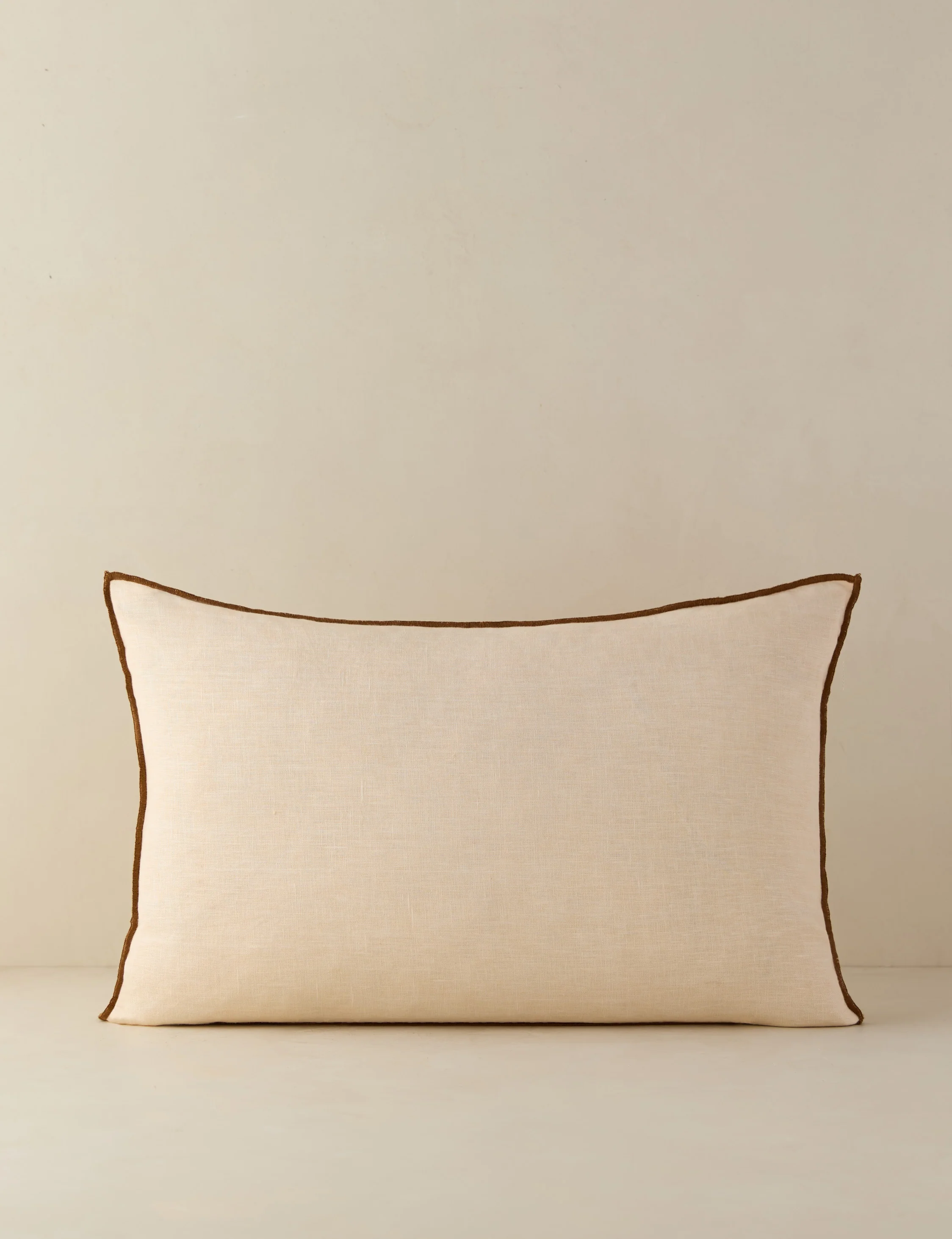 Carys Contrast Linen Pillow - Image 46