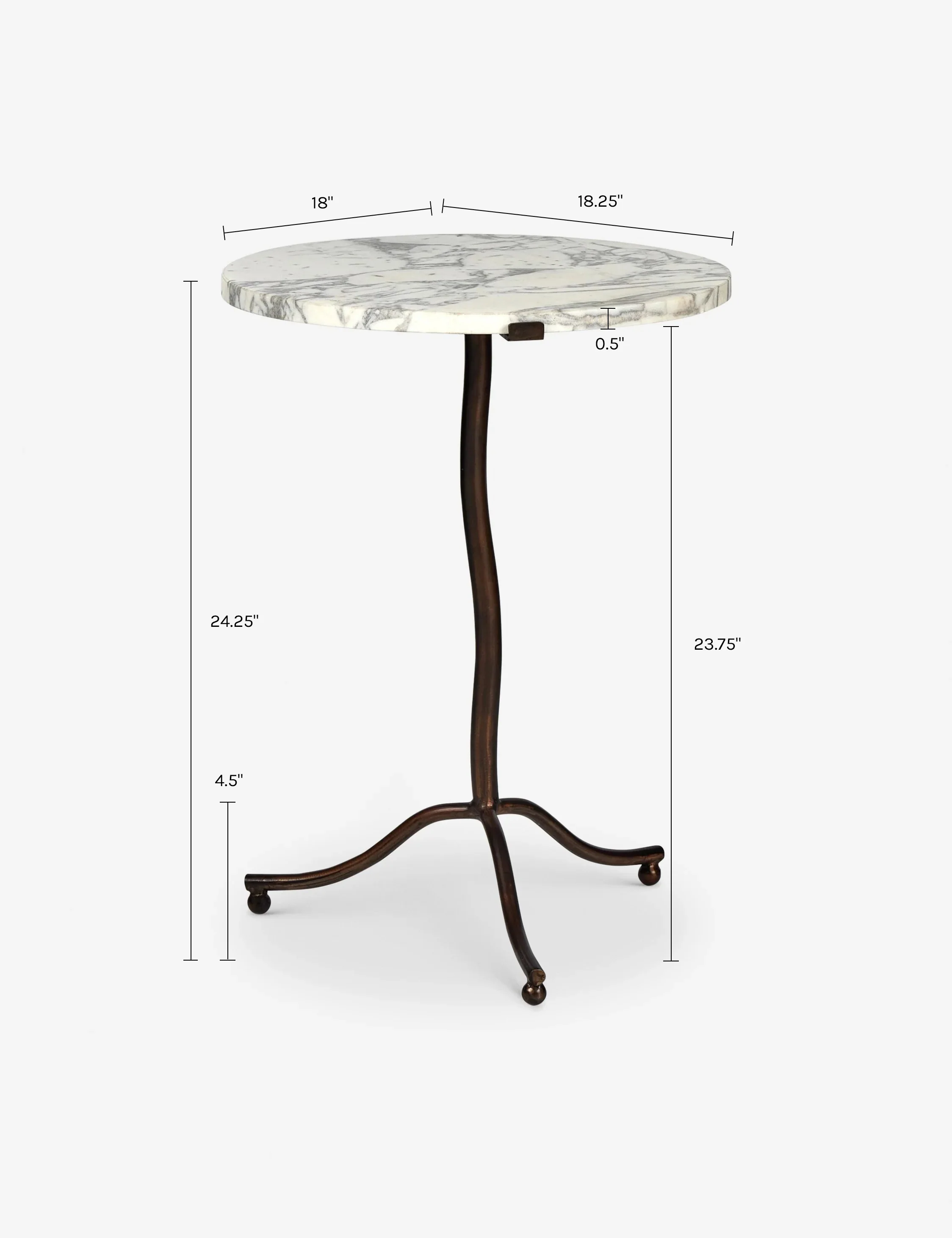 Cerrito Round Side Table - Image 3